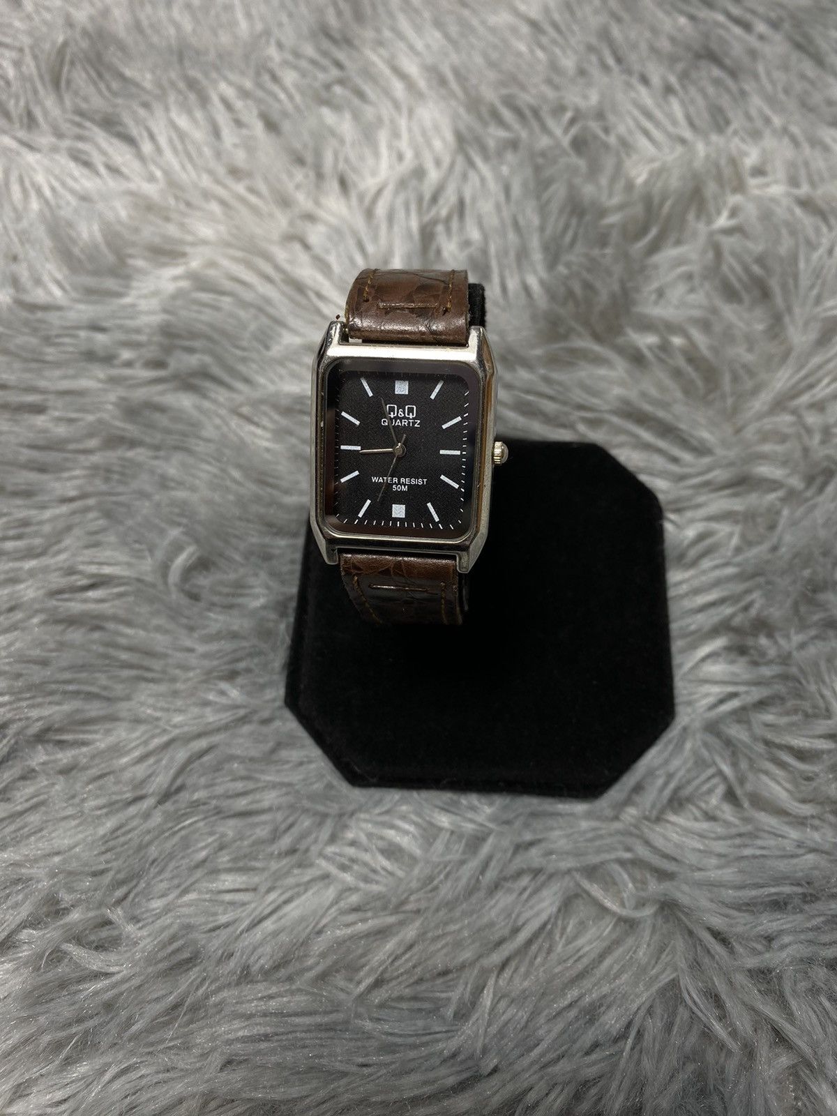 Japanese Brand Classic Brown Leather Quartz Watch | Japanese Brand Size ONE SIZE - 3 Thumbnail