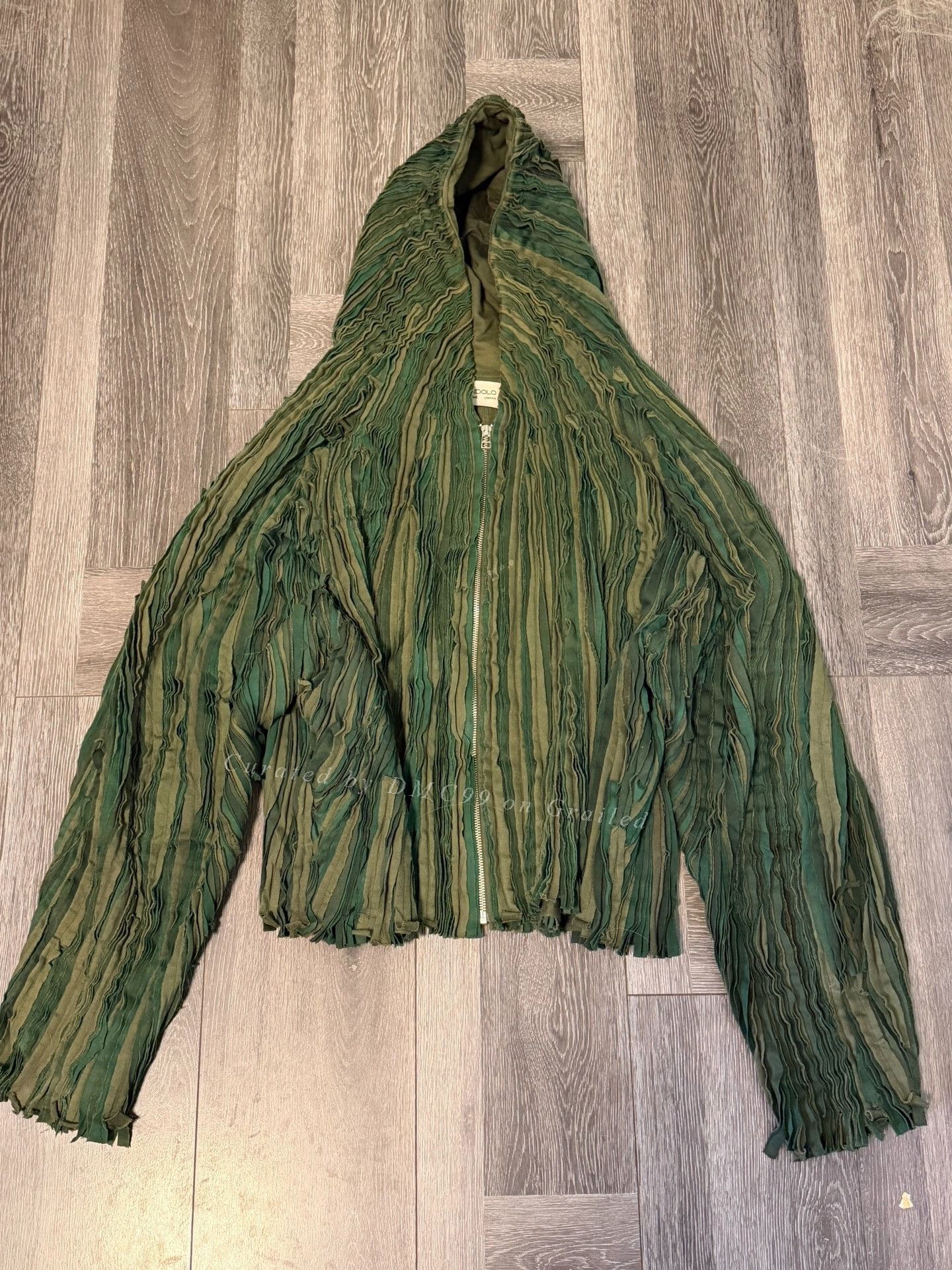 Vintage Tondolo FW25 Off Cut Forest Green Hoodie Size US S / EU 44-46 / 1 - 1 Thumbnail
