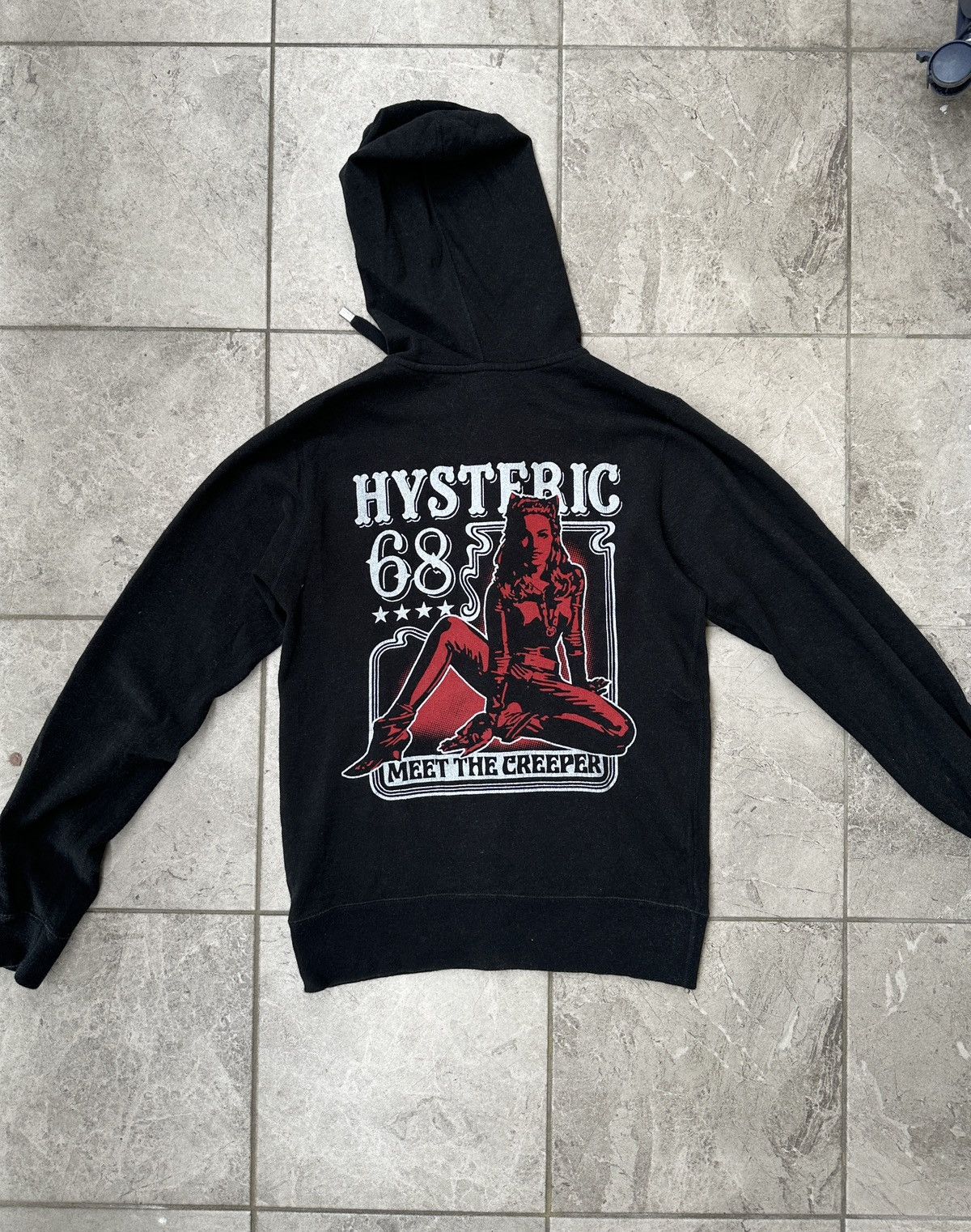 image of Archival Clothing x Hysteric Glamour Vintage Zip in Black, Men's (Size Small)