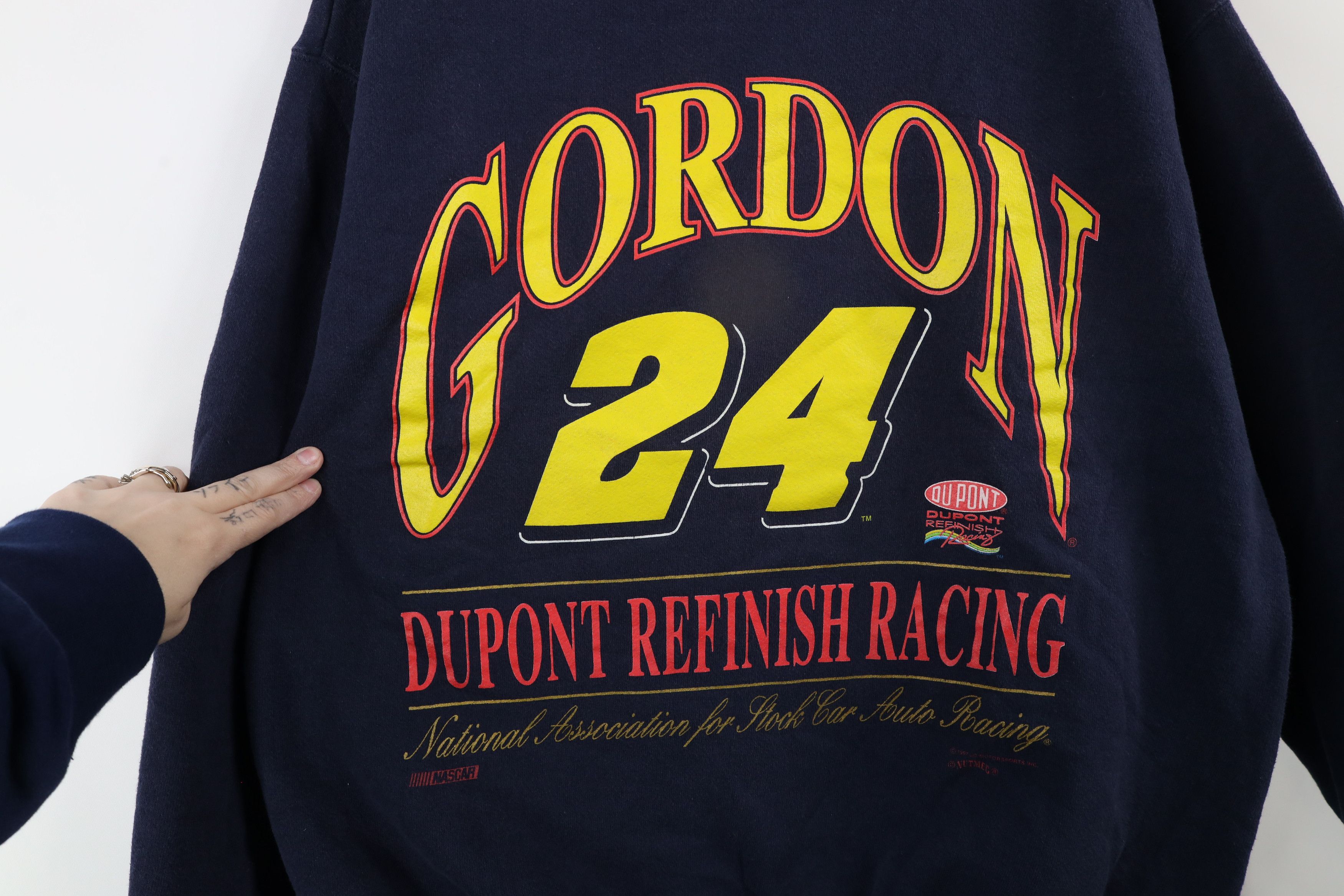 Vintage Vintage 90s NASCAR Spell Jeff Gordon Racing Sweatshirt USA Size US L / EU 52-54 / 3 - 4 Thumbnail