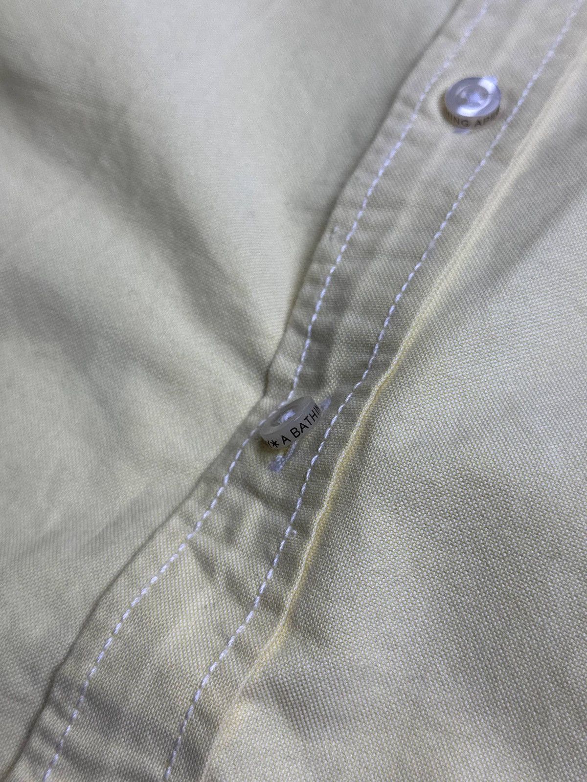 Aape Vintage Aape Bape Yellow Shirt Mens Rare Japanese Style L Size US L / EU 52-54 / 3 - 5 Thumbnail