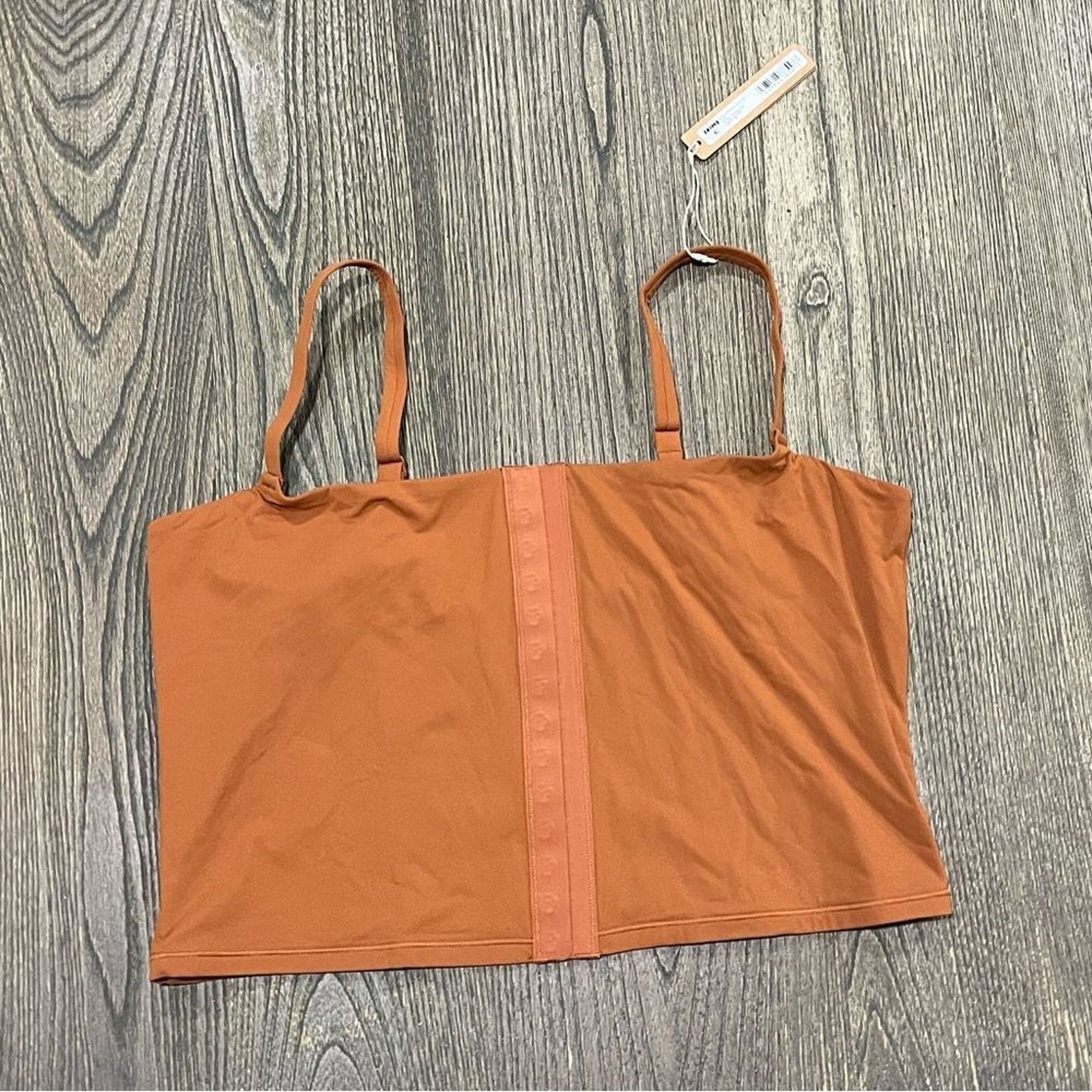 SKIMS NWT Skims Fit Everybody Adaptive Cami Crop Tank Top Front 2X Size XXL / US 16-18 / IT 52-54 - 1 Thumbnail
