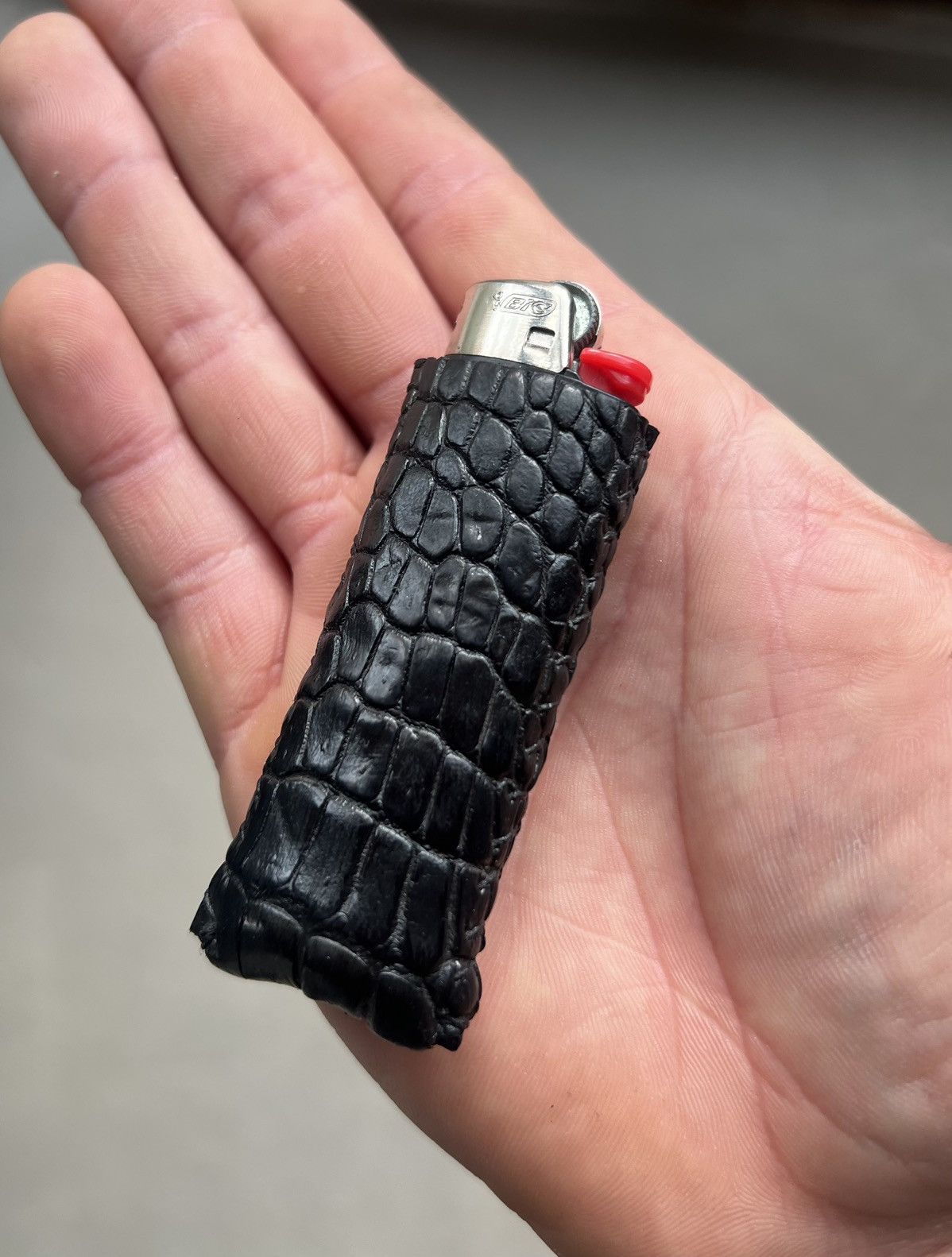 Handmade Handmade crocodile lighter case Size ONE SIZE - 1 Thumbnail