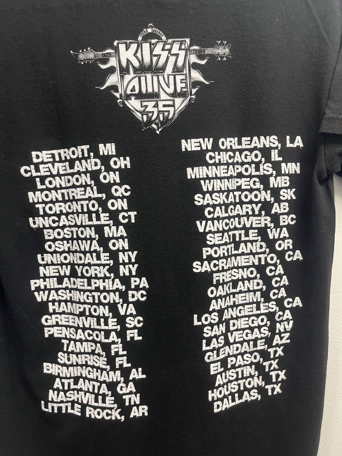 KISS × Vintage Kiss Alive 35 2009 Tour T-Shirt Size US S / EU 44-46 / 1 - 4 Thumbnail