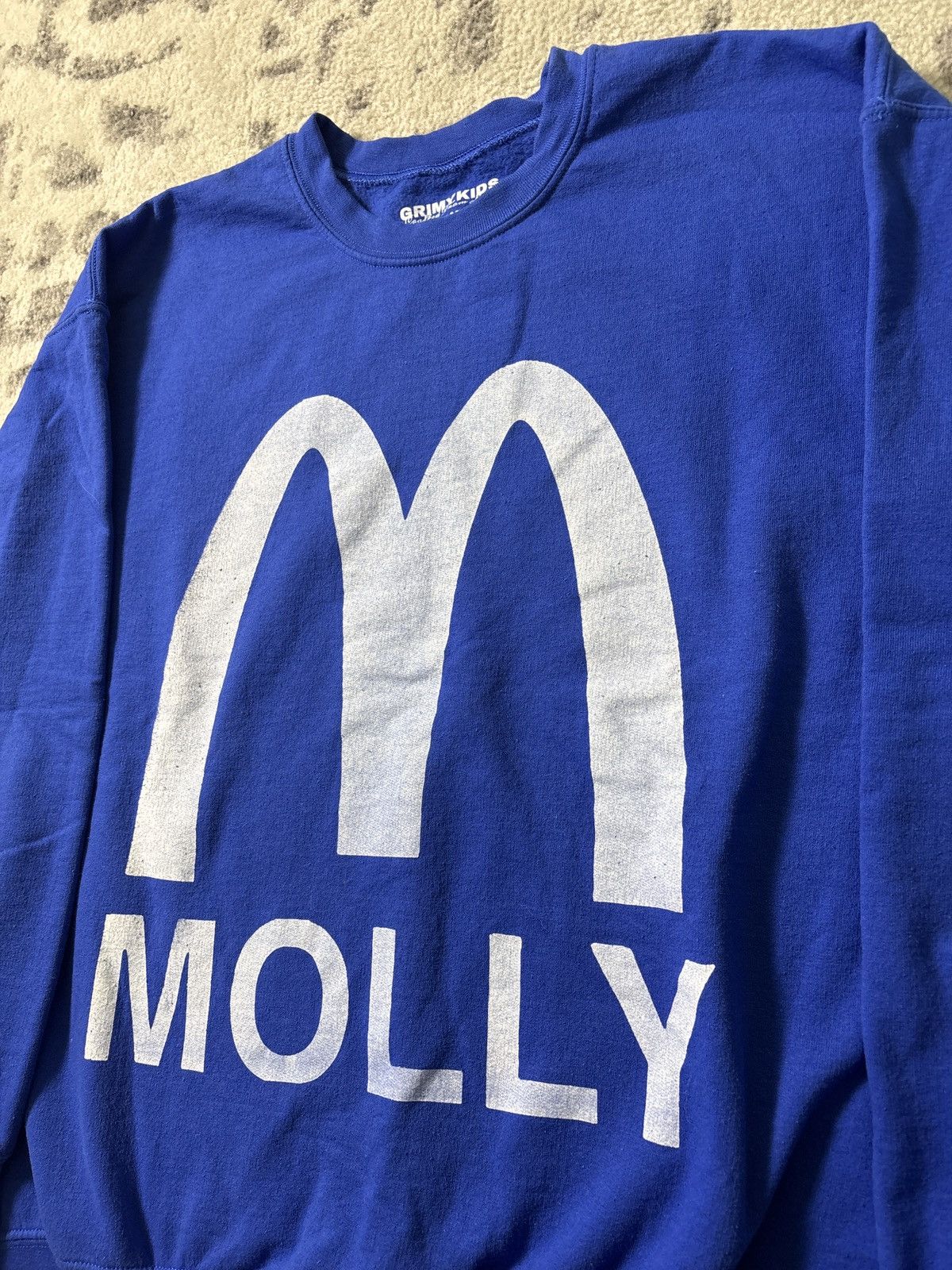 Grimykids GRIMYKIDS MOLLY SWEATER (BLUE & WHITE) Size US M / EU 48-50 / 2 - 5 Thumbnail