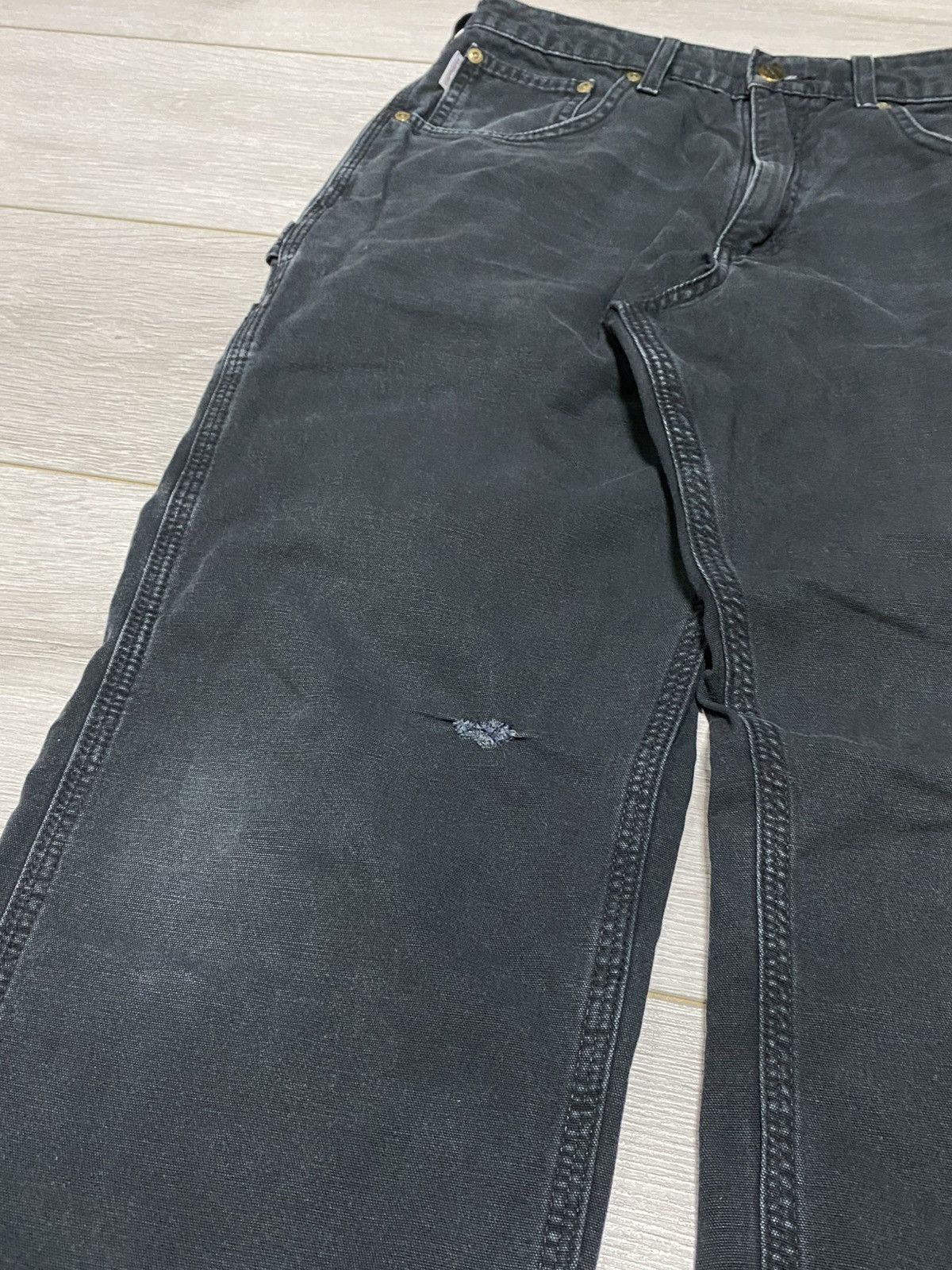Carhartt Carhartt vintage canvas pants jeans work distressed cargo Size US 32 / EU 48 - 3 Thumbnail