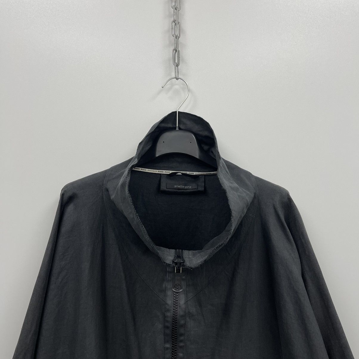Annette Gortz Annette Gortz Hand Made Linen Jacket Black Women’s Rare Size S / US 4 / IT 40 - 2 Thumbnail