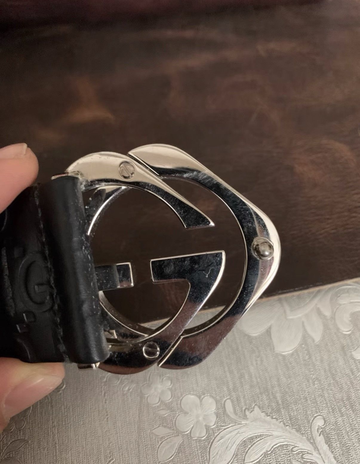 Gucci Gucci genuine leather belt K16 Size ONE SIZE - 3 Thumbnail