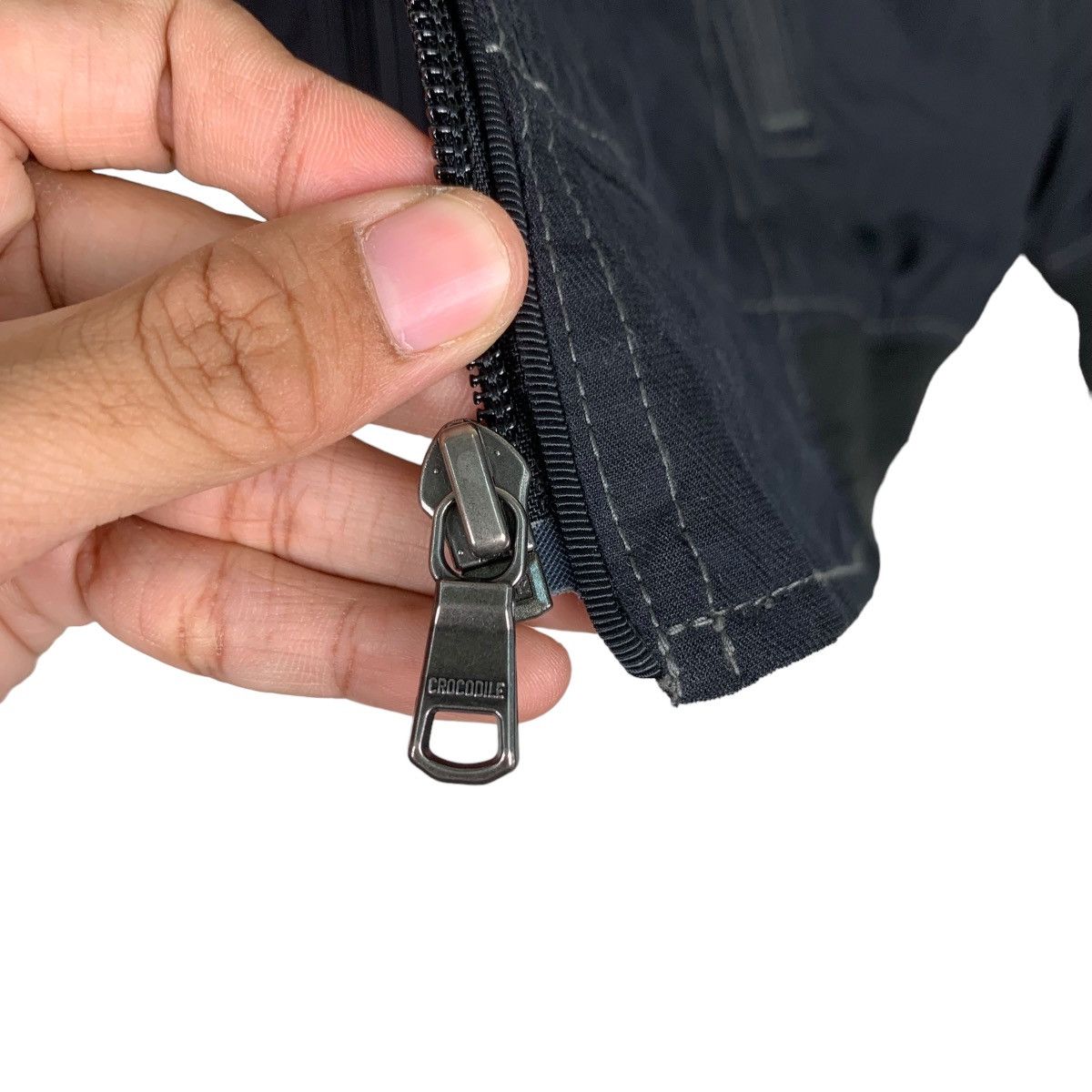 Japanese Brand CROCODILE Poly Nylon Casual Light Jacket #0973-C43 Size US L / EU 52-54 / 3 - 14 Thumbnail