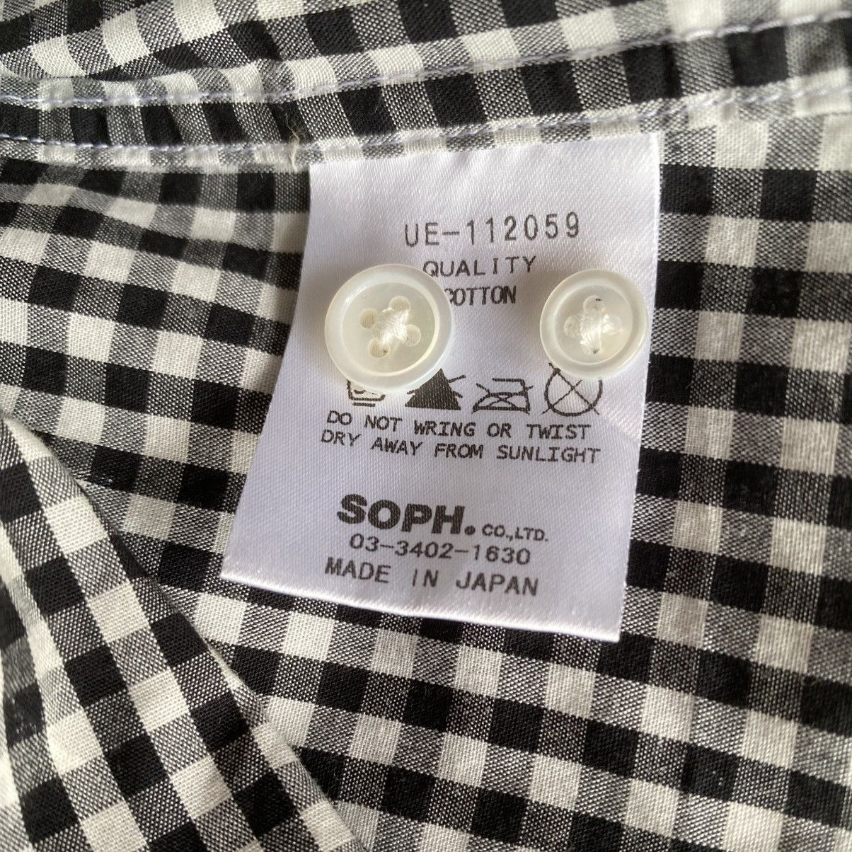 Hiroshi Fujiwara × Sophnet. × uniform experiment Star Blk/Wht Plaid Shirt Size US S / EU 44-46 / 1 - 5 Thumbnail