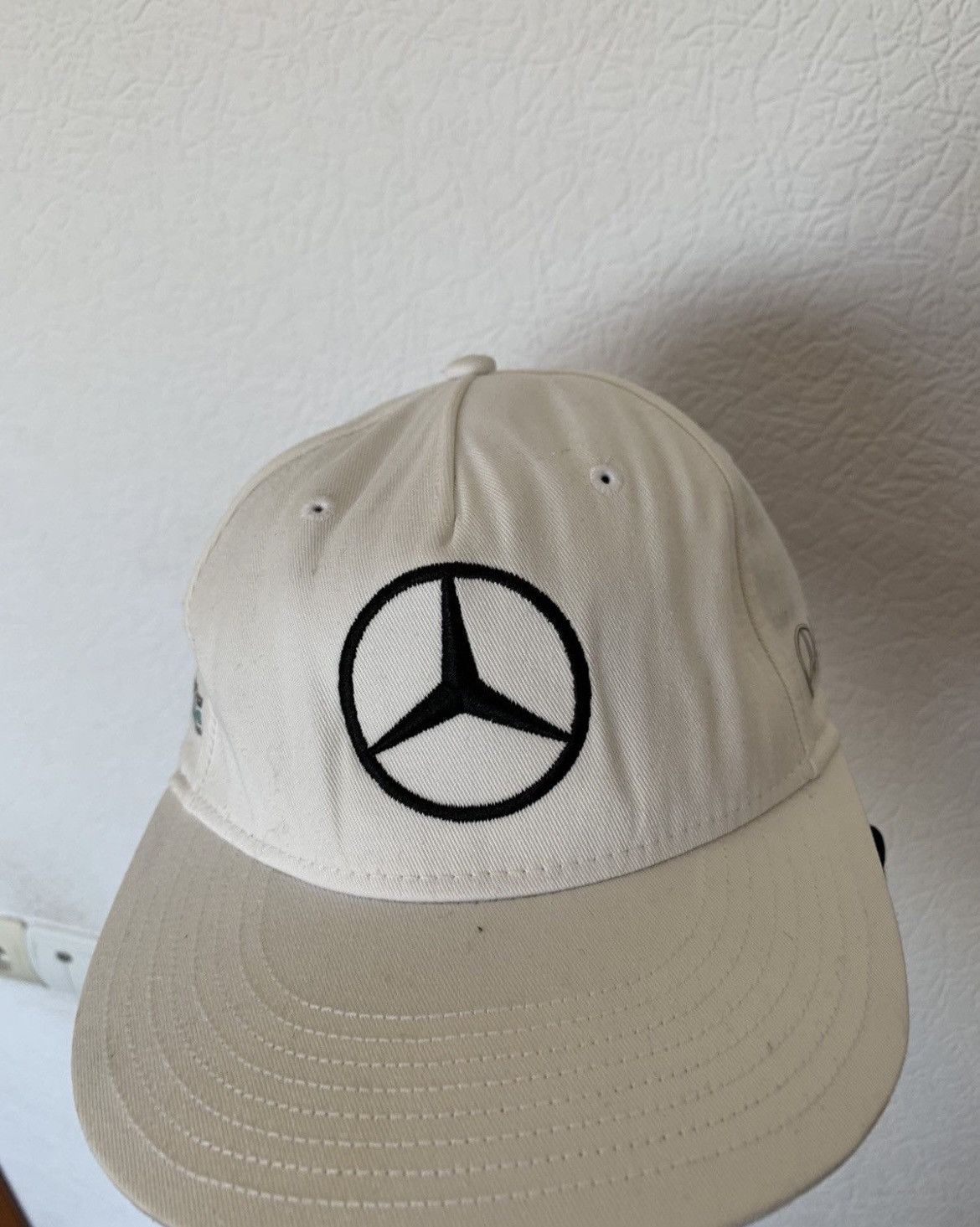 Mercedes-Benz Mercedes Benz Petronas White Cap Hat Racing Size ONE SIZE - 3 Thumbnail
