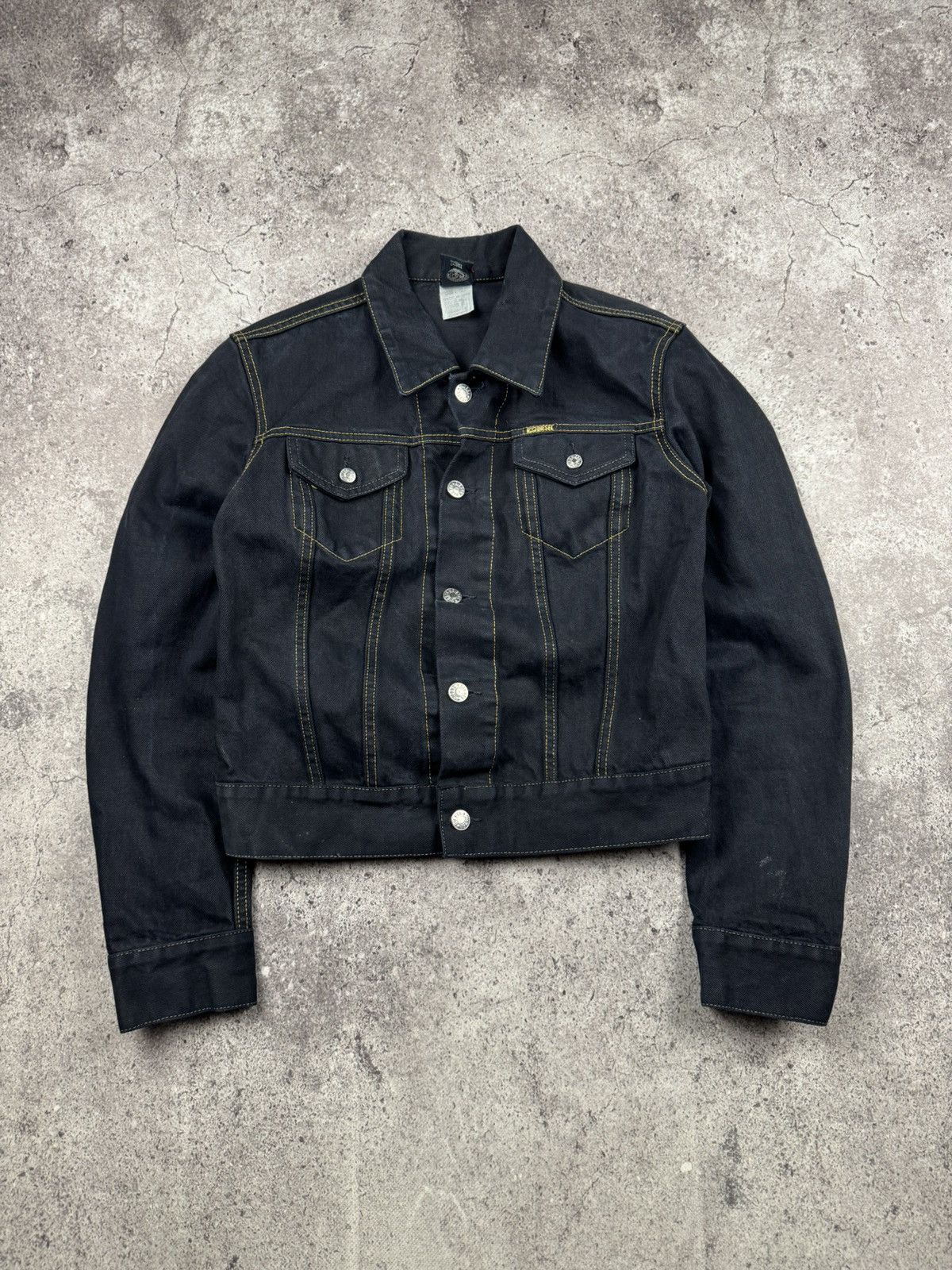 Diesel VINTAGE Y2K DIESEL PATCH DENIM JACKET AVANT GARDE RICK OWENS Size S / US 4 / IT 40 - 1 Thumbnail
