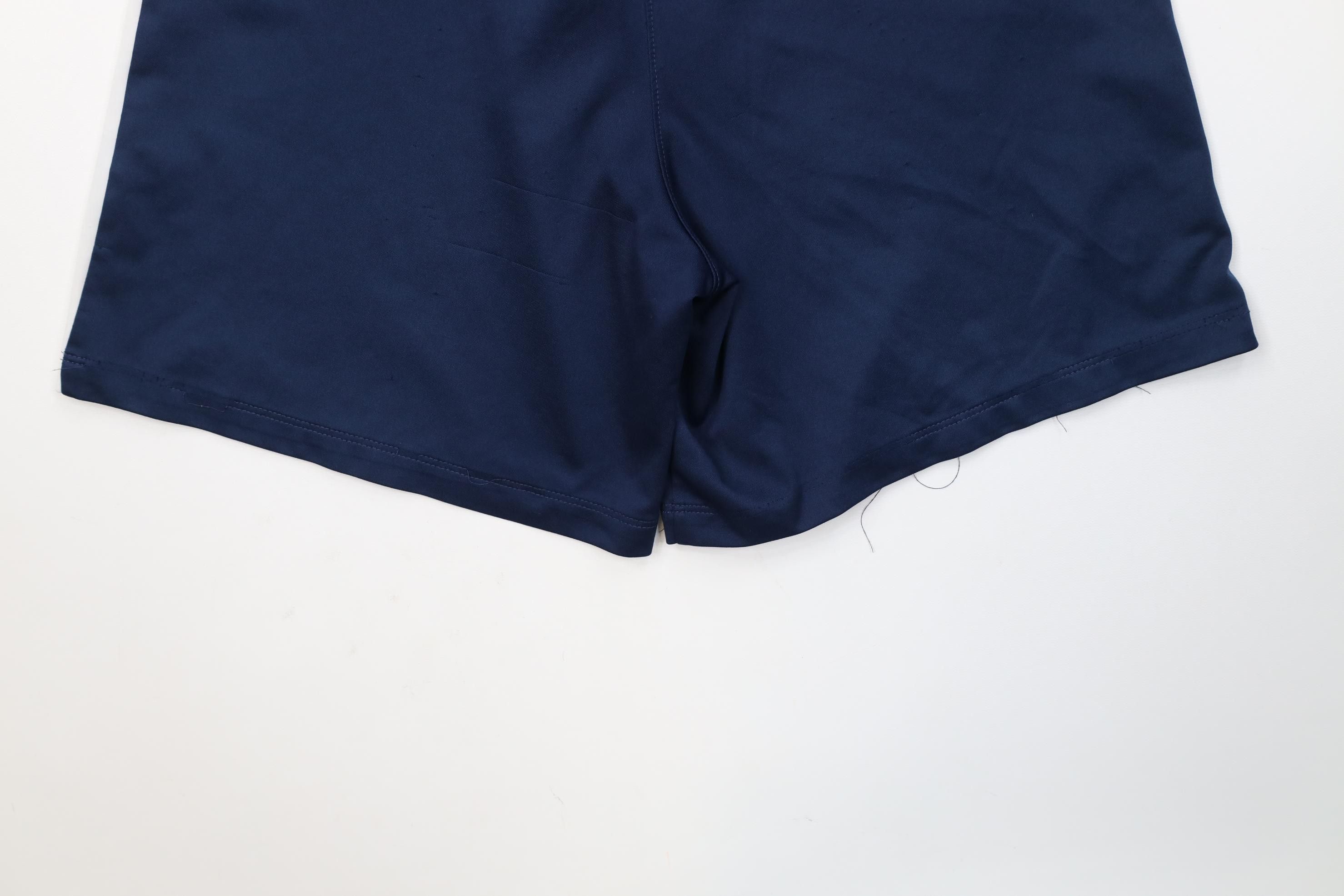 Nike Vintage Y2K Nike Running Jogging Soccer Shorts Navy Blue Size 24" / US 00 / IT 34 - 13 Thumbnail