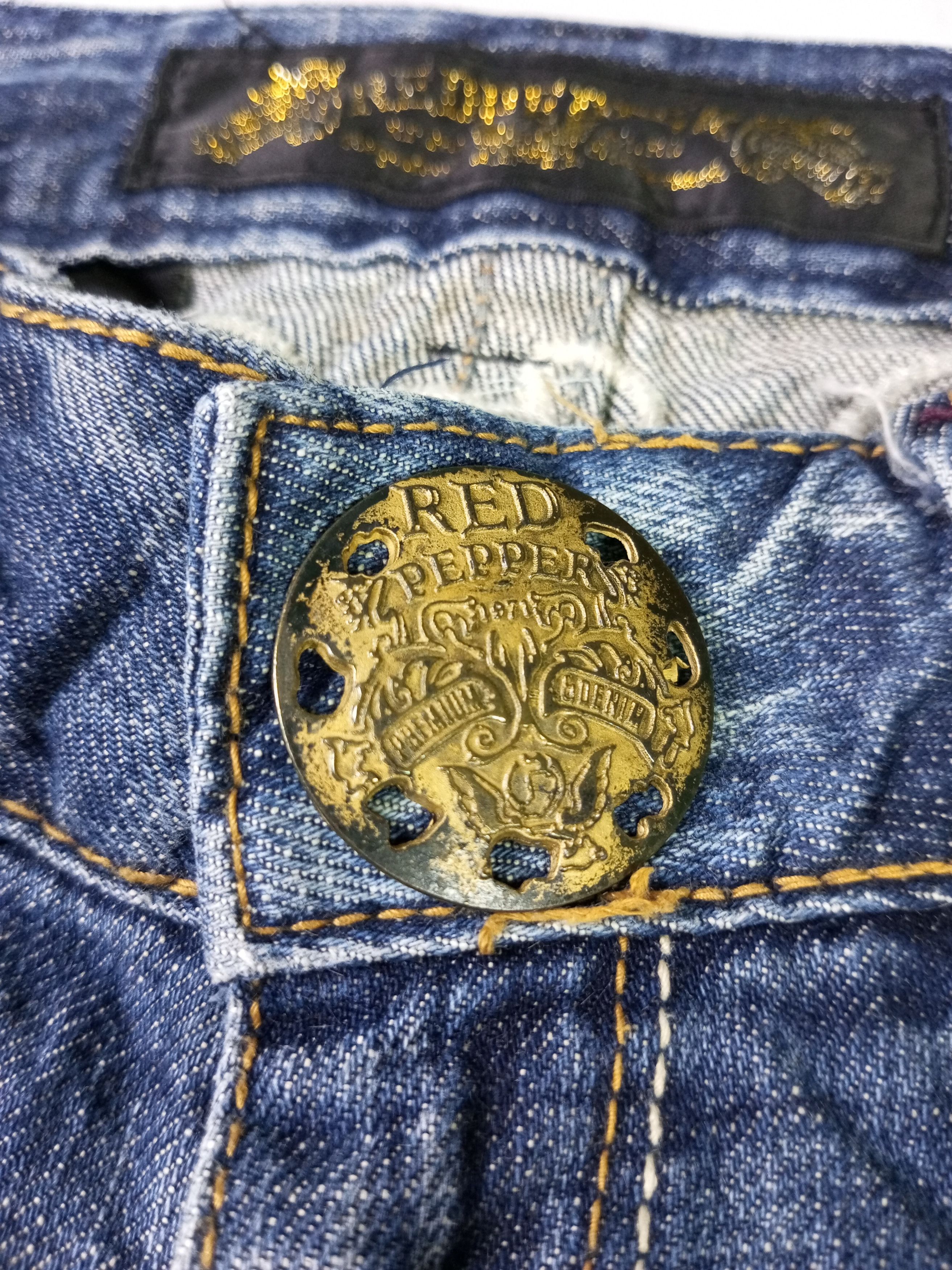 Japanese Brand 🔥Flare🔥🔥Vintage Japanese Brand Red Pepper Jeans Size US 26 / EU 42 - 4 Thumbnail