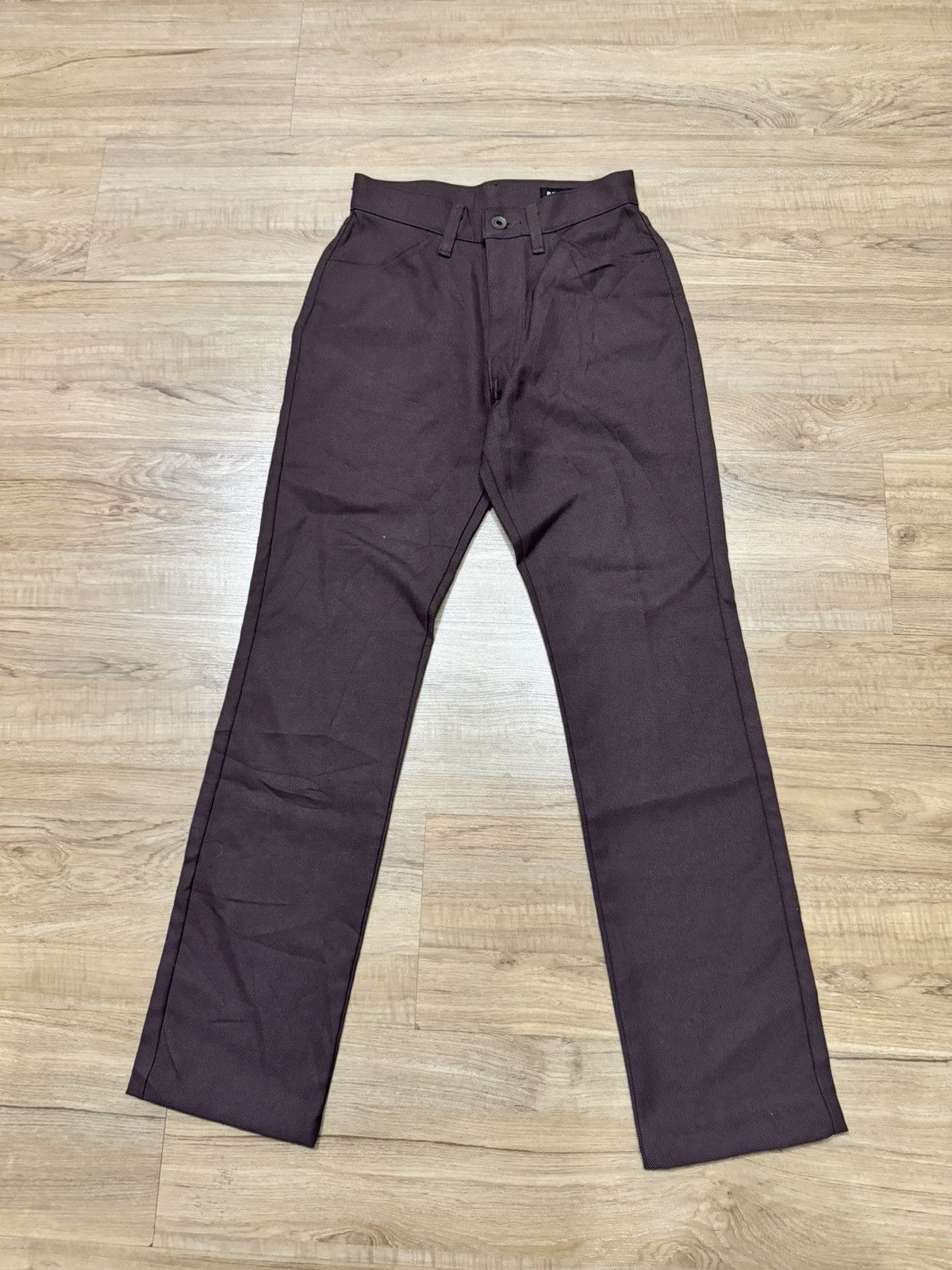 image of Vintage Brappers Sta Prest Style Pants in Brown, Men's (Size 28)