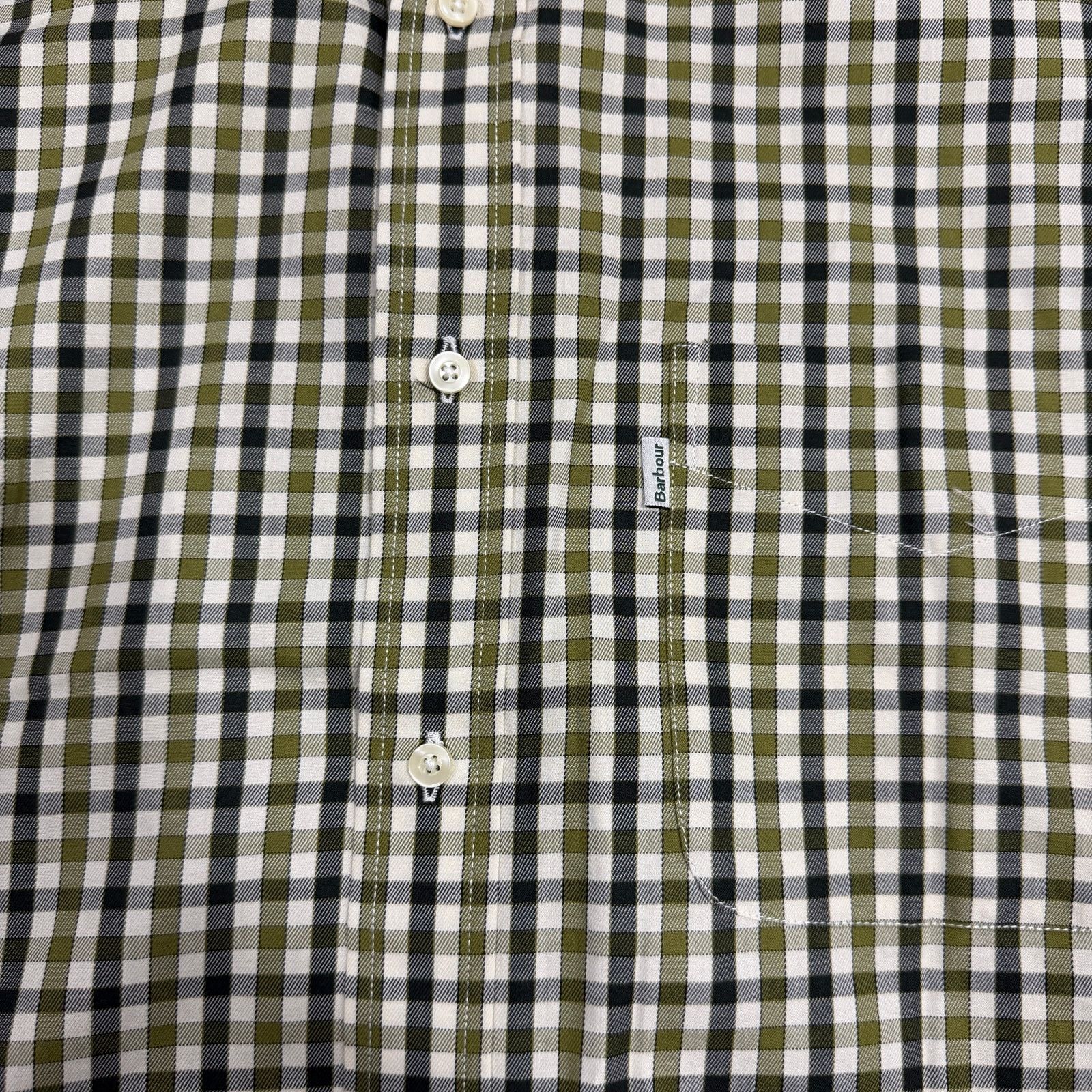 Barbour Barbour Button Down Shirt Medium Green Plaid Long Sleeve Size US M / EU 48-50 / 2 - 3 Thumbnail