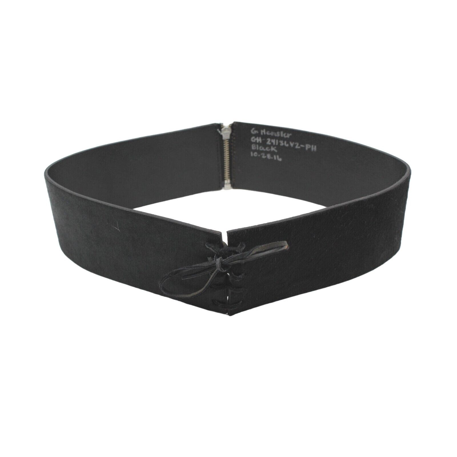 Frame FRAME DENIM Adjustable Black Cowhide Leather Belt Sz 32-34 Size ONE SIZE - 1 Thumbnail