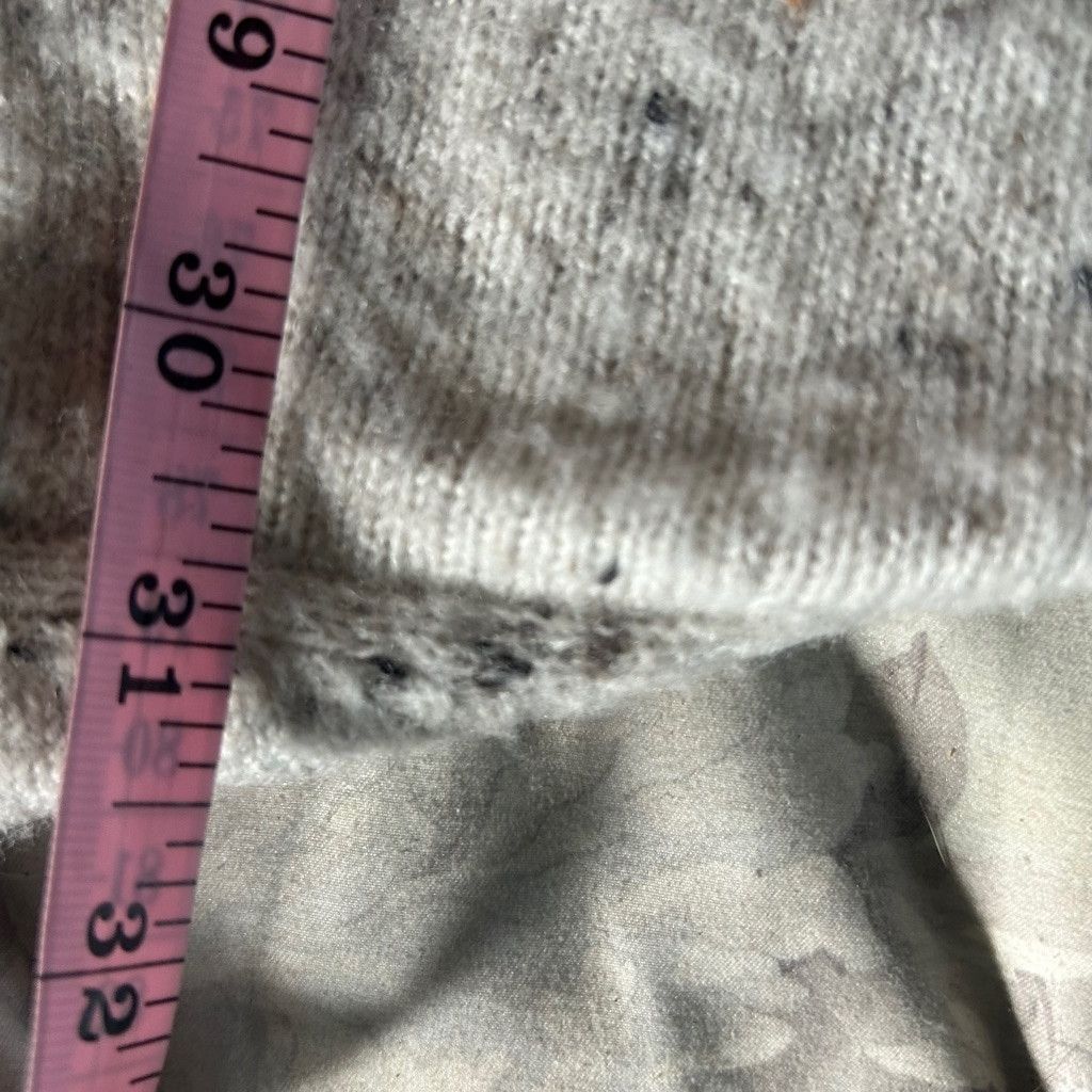 Madewell Women's Madewell Cardigan Sweater XS White Black wool blend Size XS / US 0-2 / IT 36-38 - 10 Thumbnail