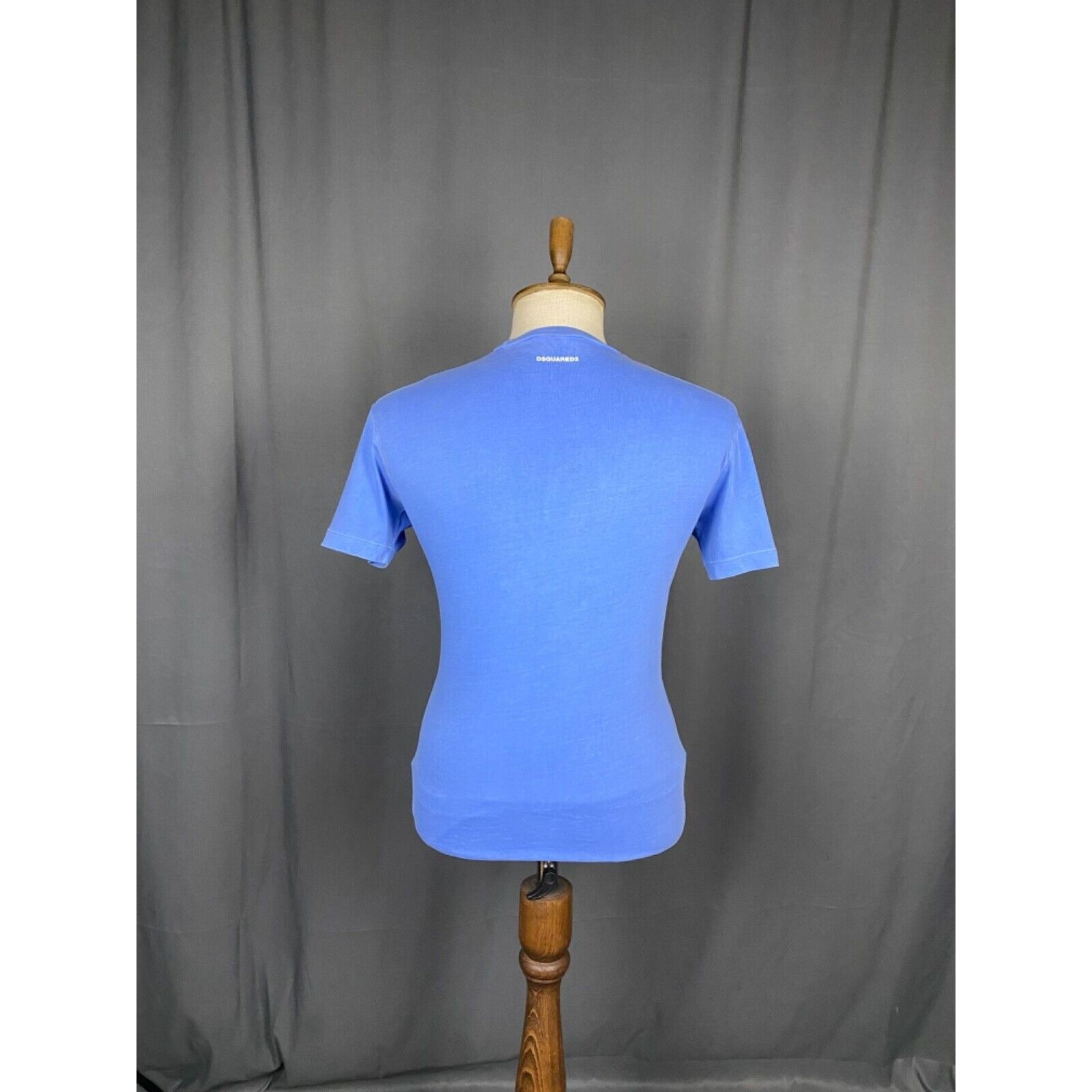 Dsquared2 Dsquared2 *ucky Big Logo Men's Light Blue Distressed T-Shi Size US M / EU 48-50 / 2 - 7 Thumbnail