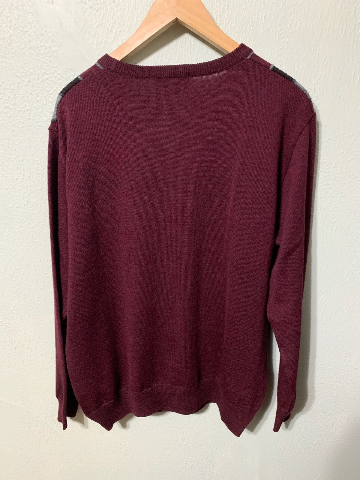 Vintage Vintage Italian Vertical Panel Knit Sweater Size US L / EU 52-54 / 3 - 2 Thumbnail