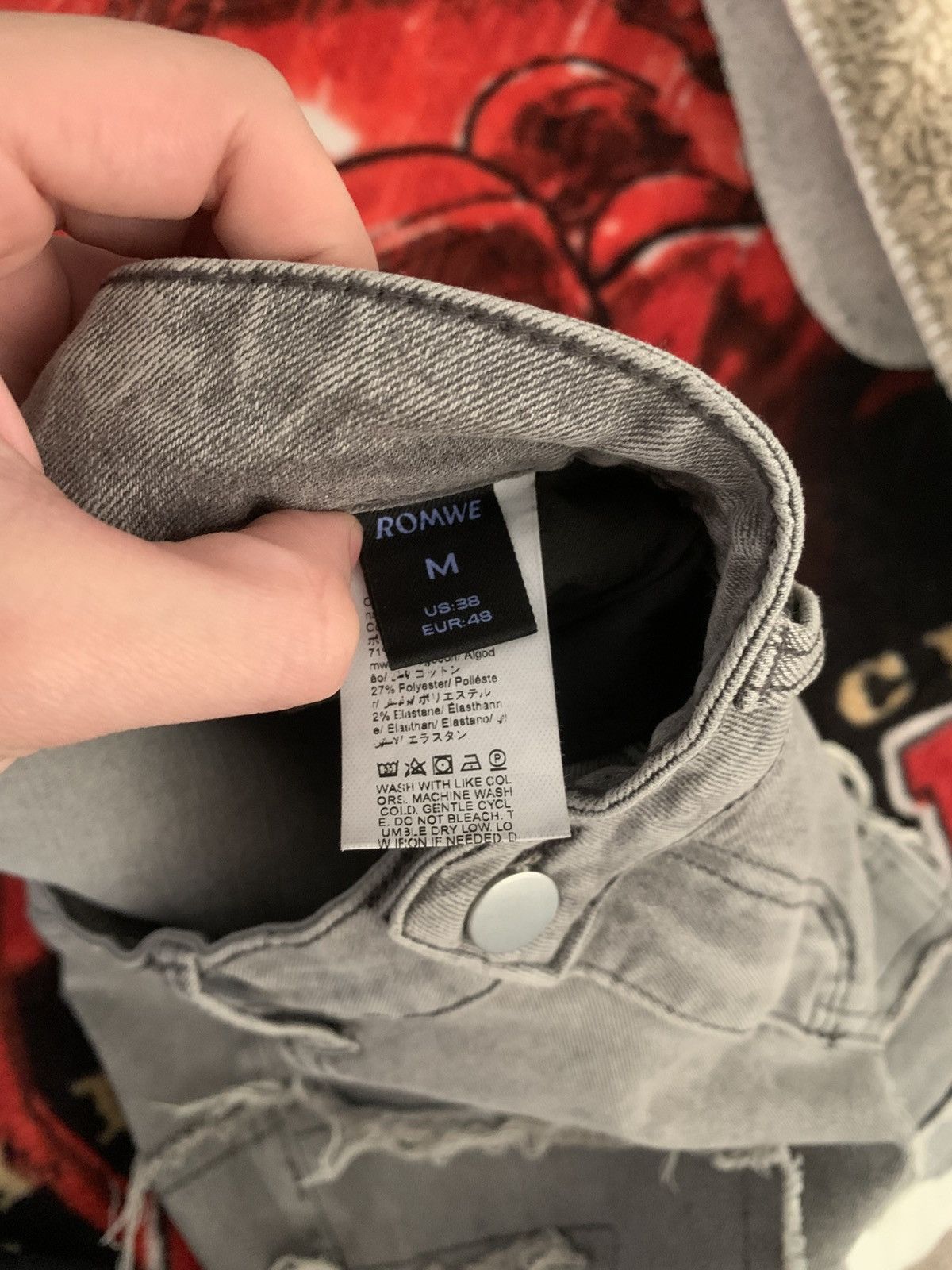 Other Grey baggy romwe jeans Size US 38 / EU 54 - 3 Thumbnail
