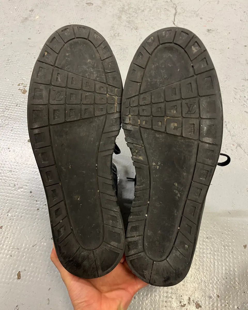 Louis Vuitton Louis Vuitton Black High Strap Trail Blazer Sneakers Size US 11 / EU 44 - 10 Thumbnail