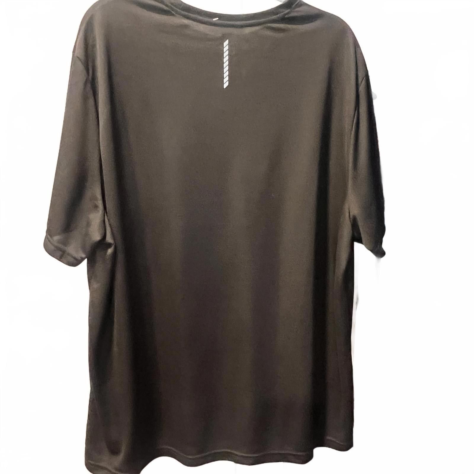 Athletic Works Athletic Works Men's Black Performance T-Shirt 3XL Size ONE SIZE - 2 Thumbnail