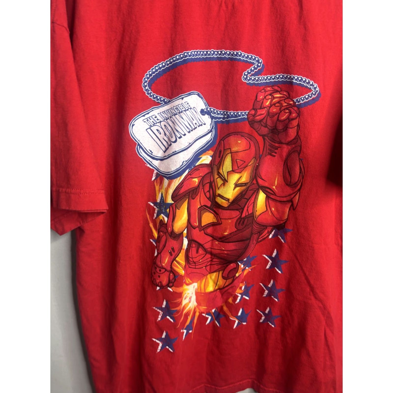 Vintage VINTAGE Marvel Iron Man Shirt Mens XL Red Invincible Graphic Tee T-Shirt Comics Size US XL / EU 56 / 4 - 2 Thumbnail