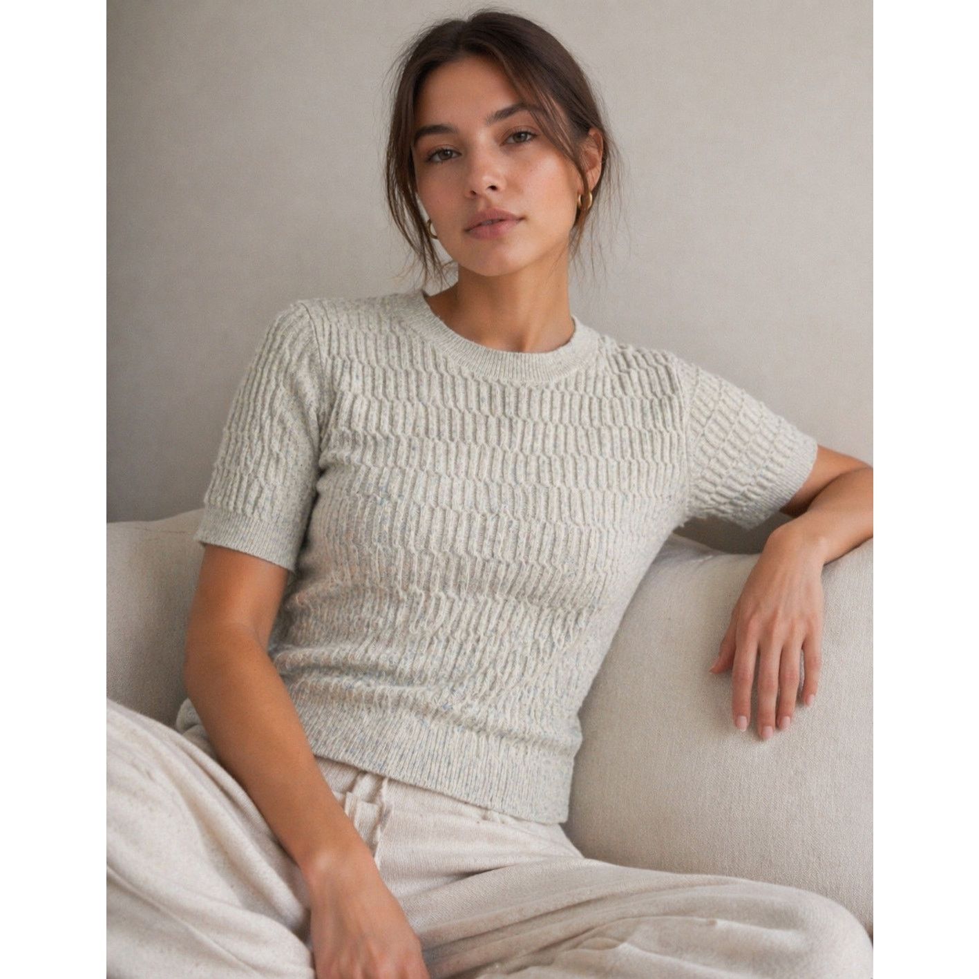 Magaschoni NWT Magaschoni Cashmere London Grey Sweater XL Size XL / US 12-14 / IT 48-50 - 1 Thumbnail