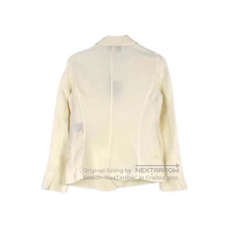 Loro Piana Loro Piana Off-white Linen Casual Blazer Size XS / US 0-2 / IT 36-38 - 2 Thumbnail
