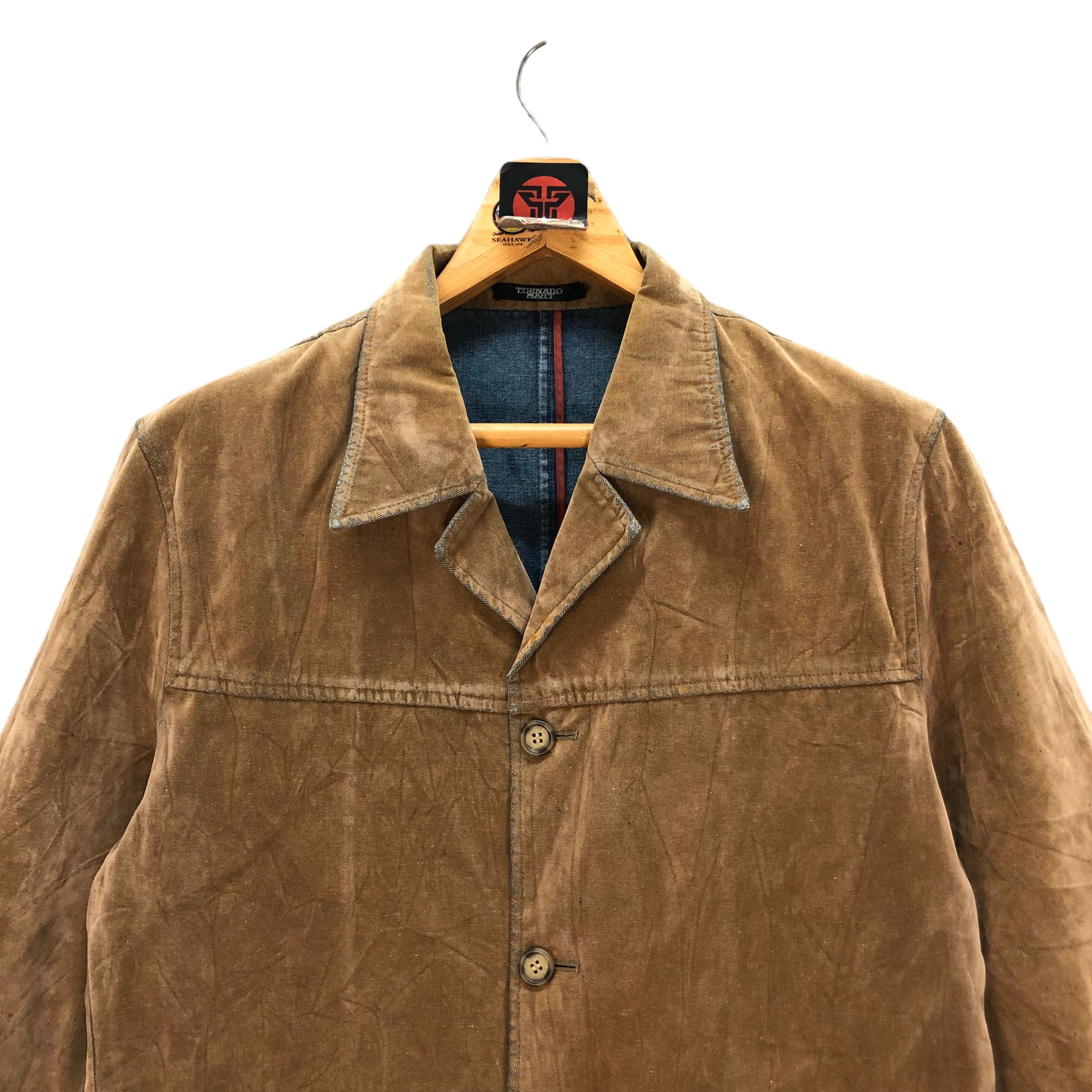 Tornado Mart TORNADO MART VELVET DENIM HYBRID CASUAL JACKET #7383-137 Size US L / EU 52-54 / 3 - 2 Thumbnail