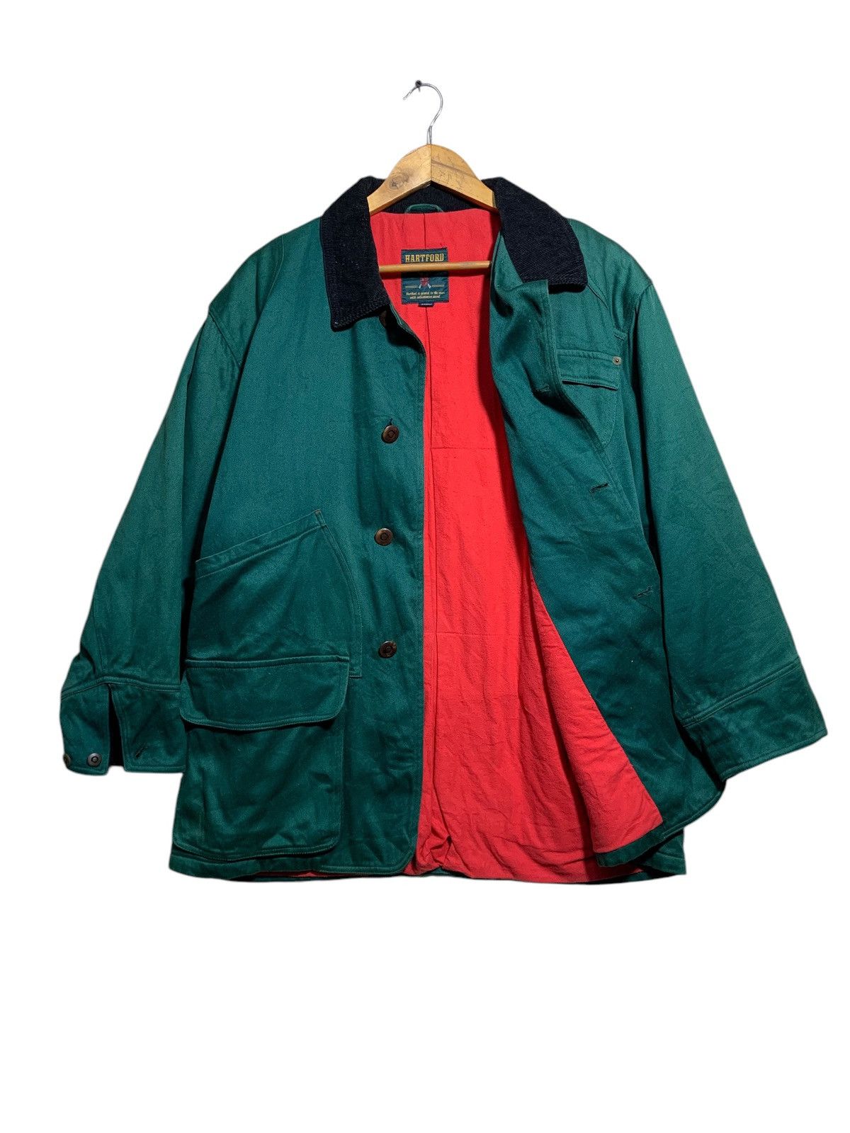 Hartford 🔥HARTFORD GREEN HUNTING JACKETS SAMPLE Size US L / EU 52-54 / 3 - 1 Thumbnail