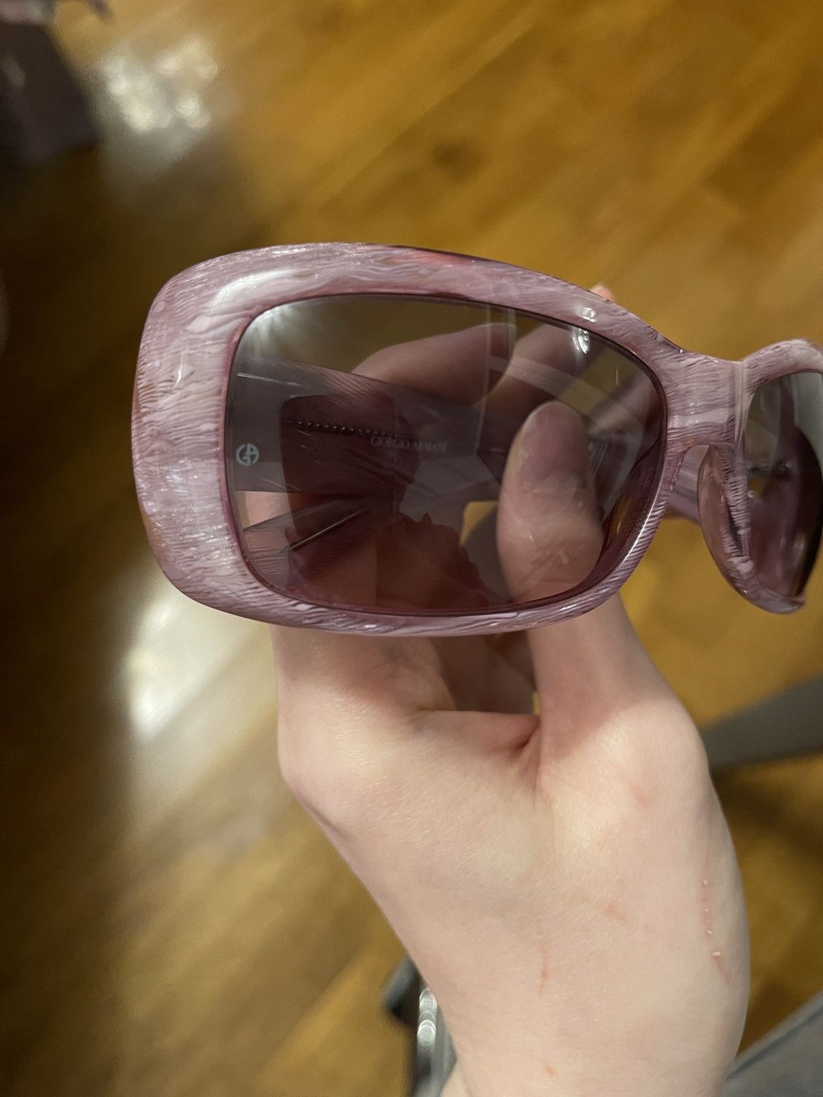 Giorgio Armani GIORGIO ARMANI 53 Sunglasses in color W04UZ Size ONE SIZE - 10 Thumbnail