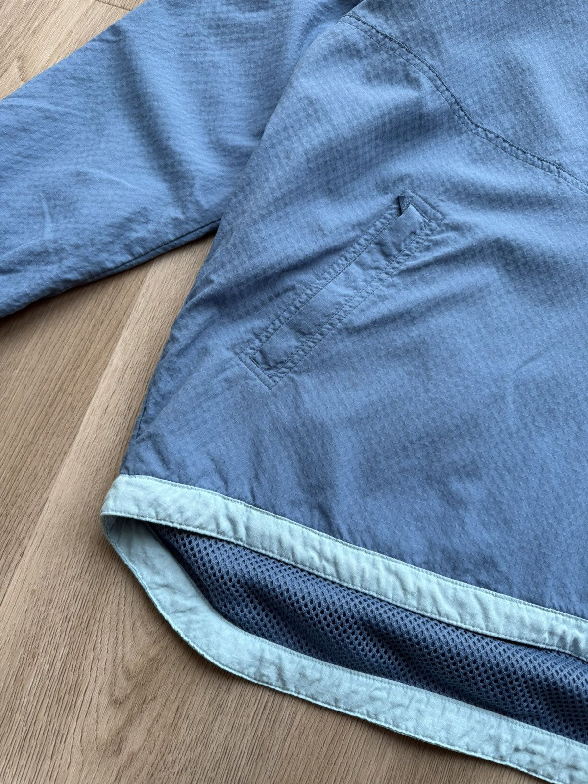 Nike Vintage Nike Blue Anorak Jacket Size US L / EU 52-54 / 3 - 3 Thumbnail