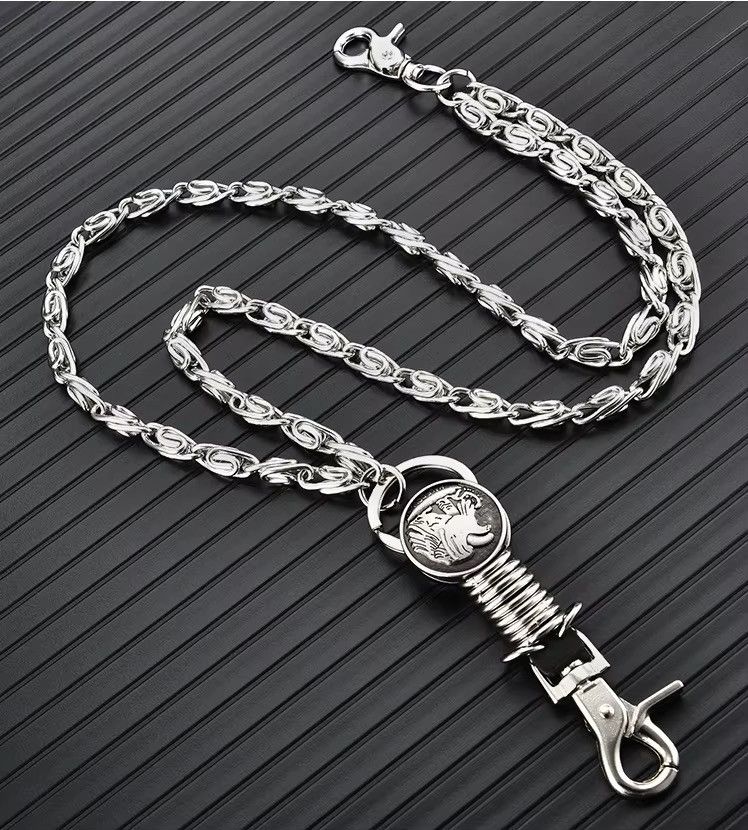 Jewelry Heavy Rock Metal Hip Hop Gothic Pants Chain Size ONE SIZE - 2 Thumbnail