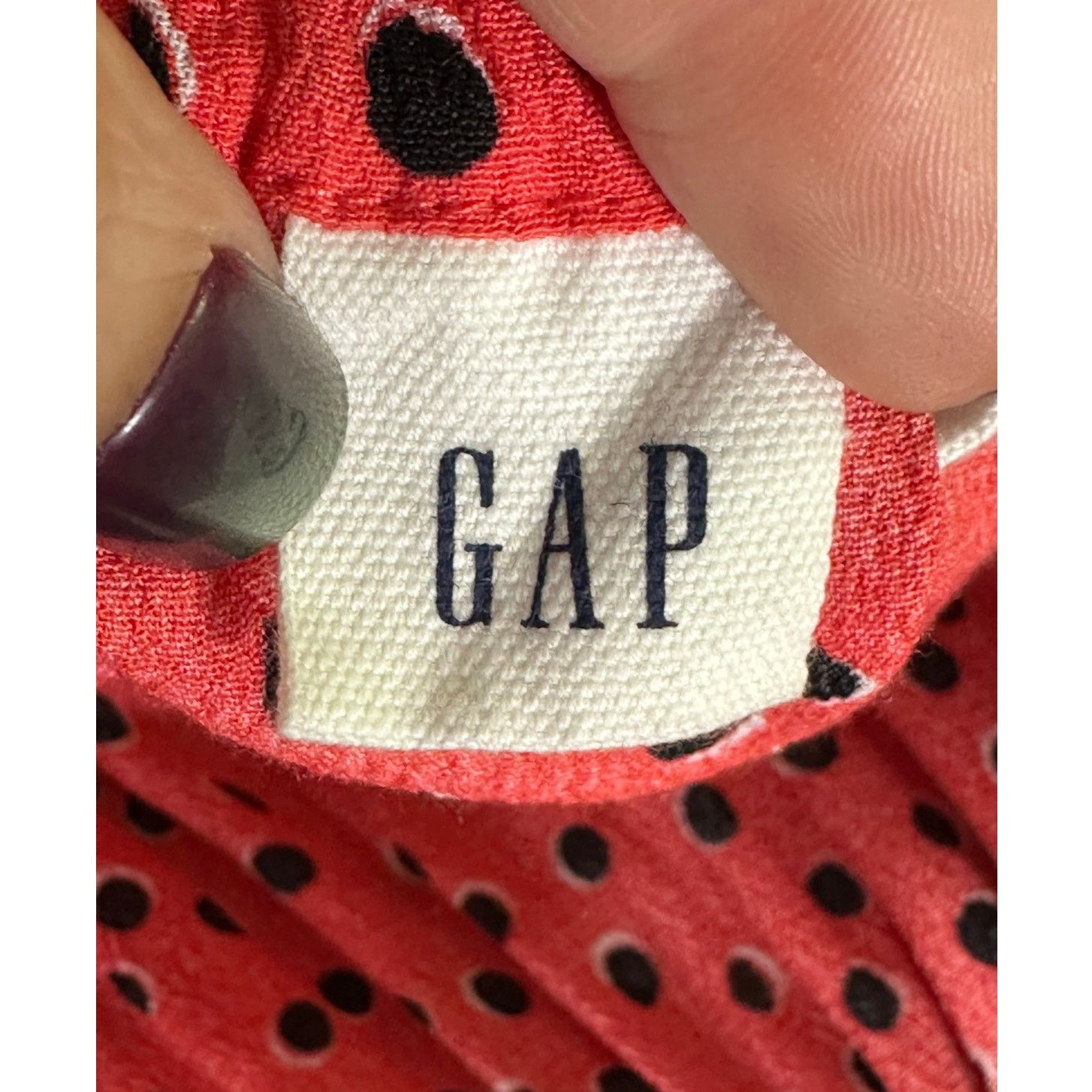 Gap Gap polka dots long sleeves off shoulder blouse size Large Size L / US 10 / IT 46 - 3 Thumbnail