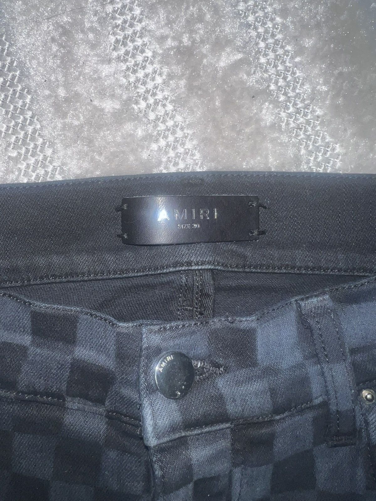 Amiri Amiri checker board skinny denim size 30 Size US 30 / EU 46 - 3 Thumbnail