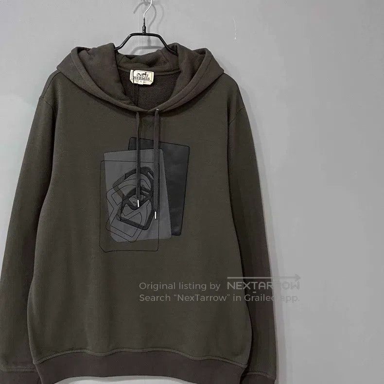 Hermes Hermes Poker Shirt Hoodie Size XL / US 12-14 / IT 48-50 - 2 Thumbnail