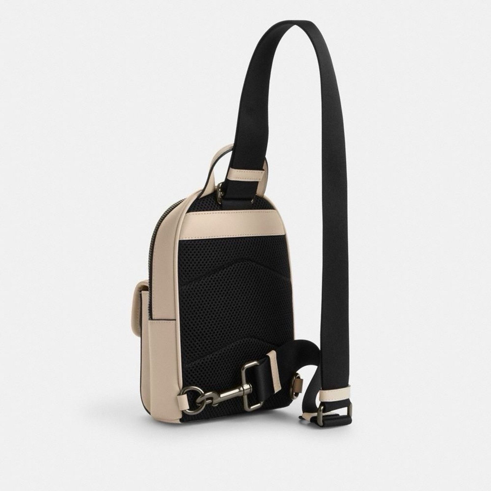 Coach NWT COACH Small Turnlock Sling Pack Backpack Bag Ivory CAJ28 Size ONE SIZE - 10 Thumbnail