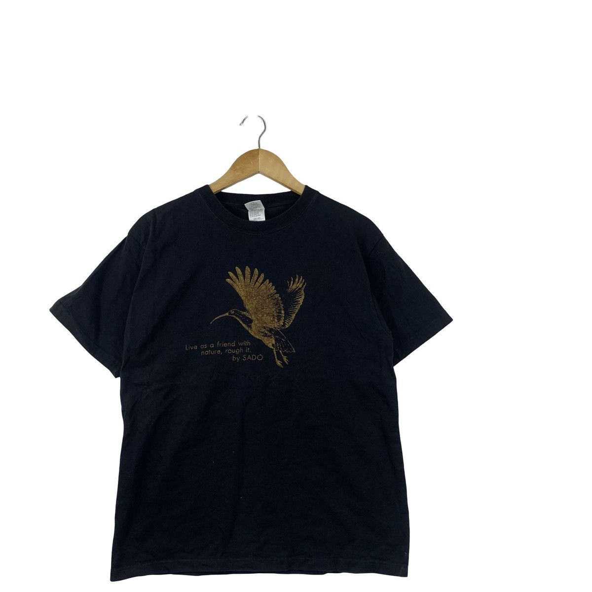 Vintage Vintage Y2K SADO TOKI BIRD Japan Crested Ibis Tee Shirt Top Size L / US 10 / IT 46 - 4 Thumbnail