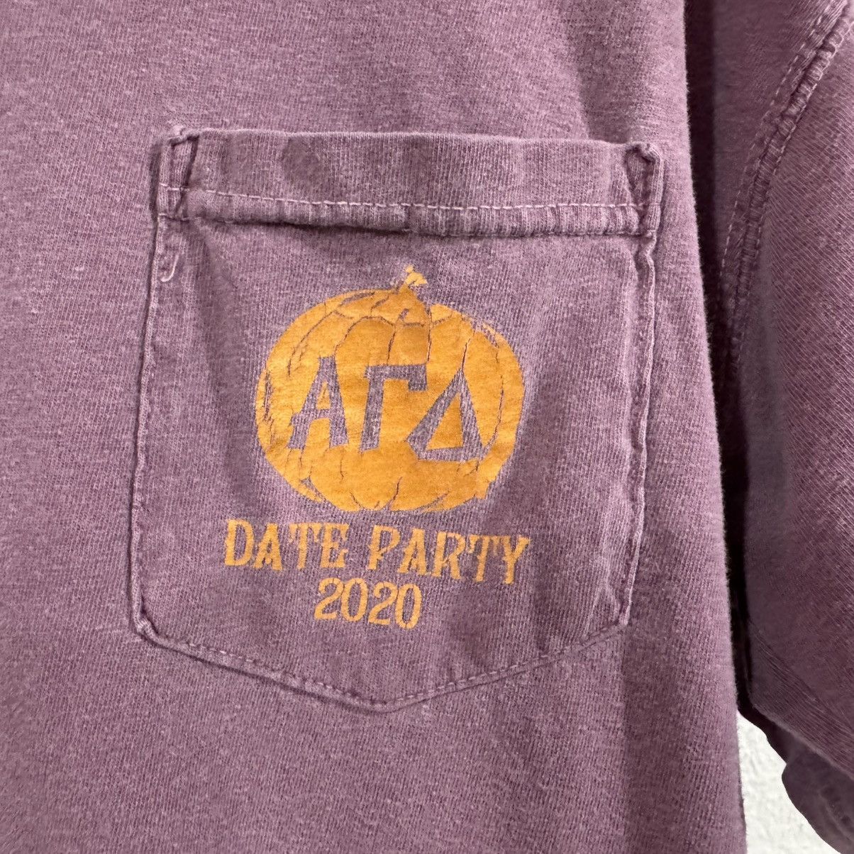 Comfort Colors Alpha Gamma Delta Fright Night Party 2020 Shirt Womens L Size L / US 10 / IT 46 - 2 Thumbnail