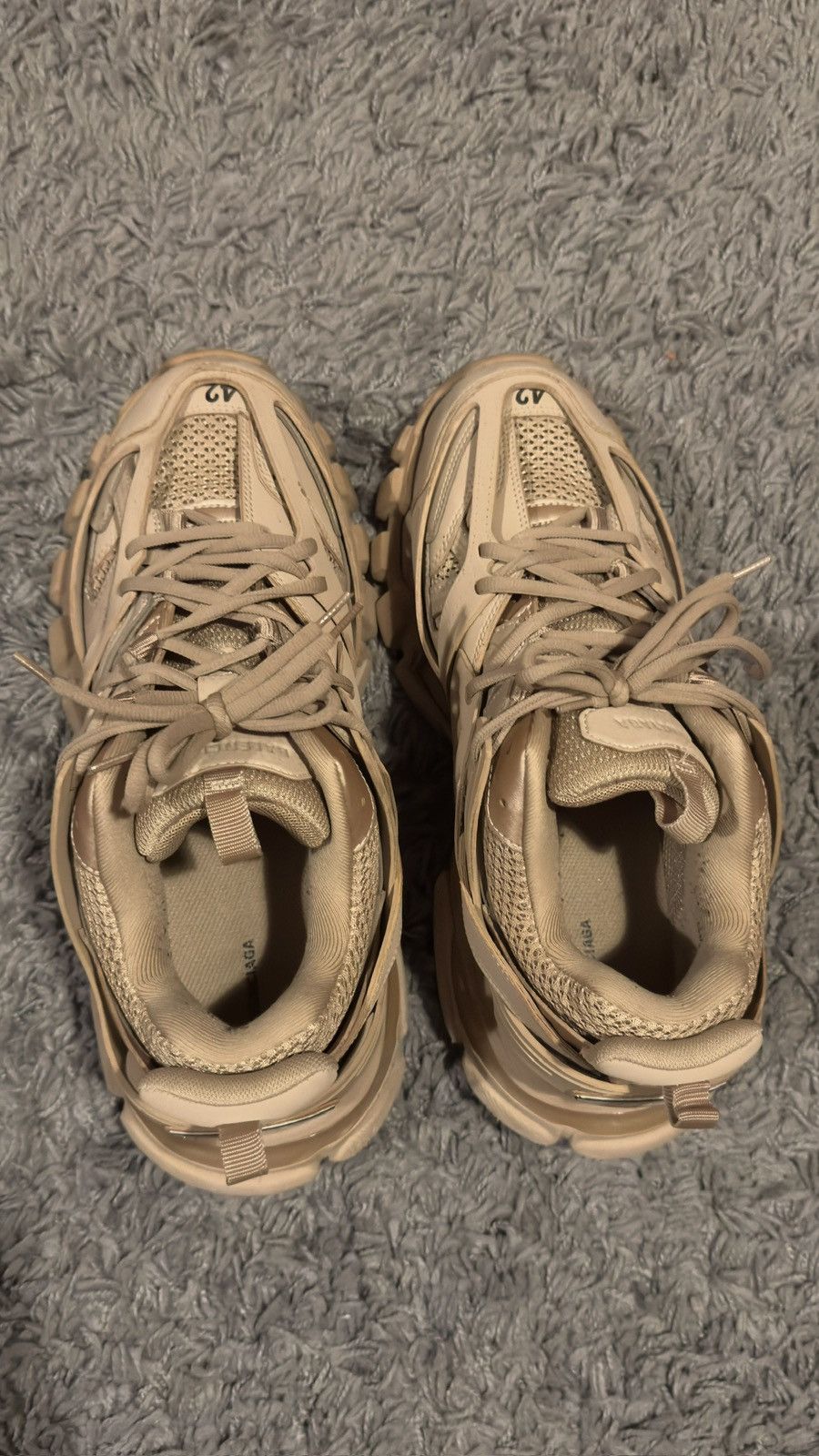 Balenciaga Balenciaga Track Recycled Sole - Brown 42 Size US 9 / EU 42 - 3 Thumbnail