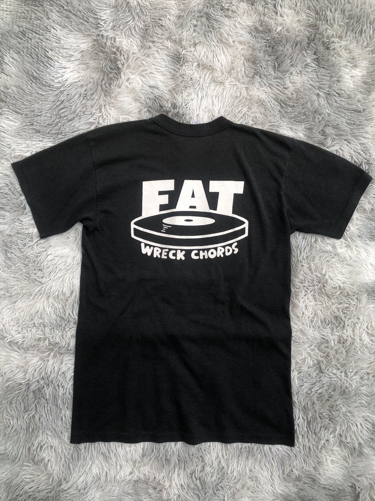 Vintage Rare Vintage 90s NOFX FatwreckChord T shirt Size US M / EU 48-50 / 2 - 2 Thumbnail