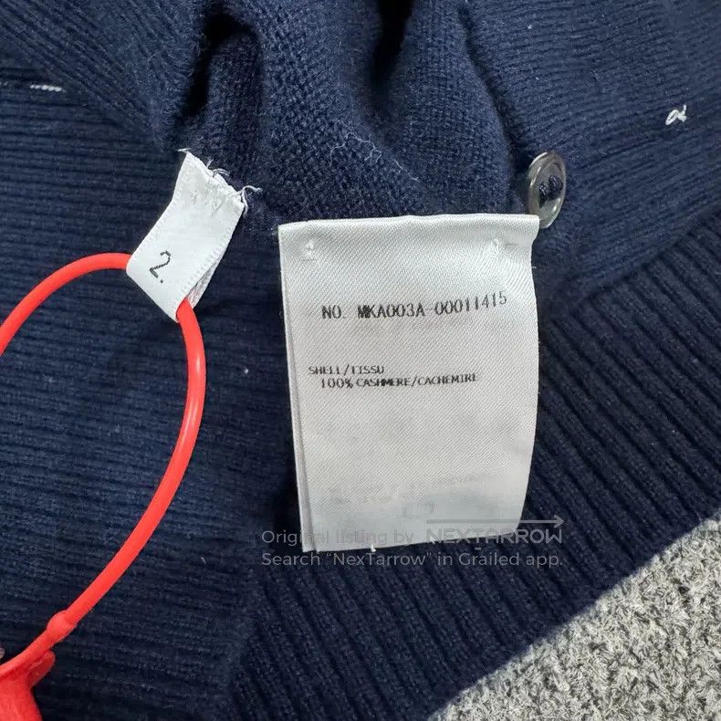 Thom Browne Thom Browne Pure cashmere four-striped high-neck sweater Size US M / EU 48-50 / 2 - 6 Thumbnail