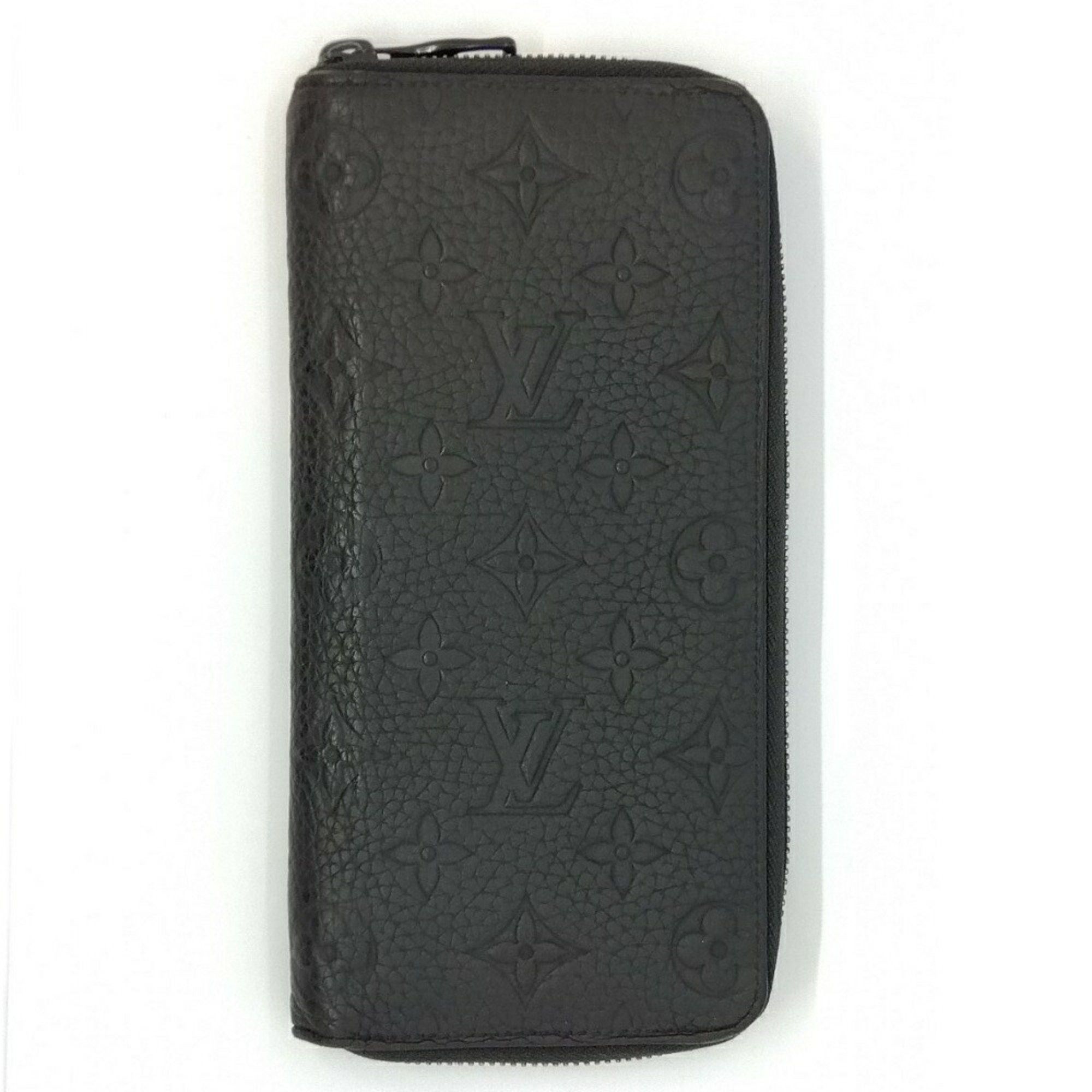 Louis Vuitton Zippy Wallet Vertical Round M69047 Noir Matte Black Hardware RFID Tag