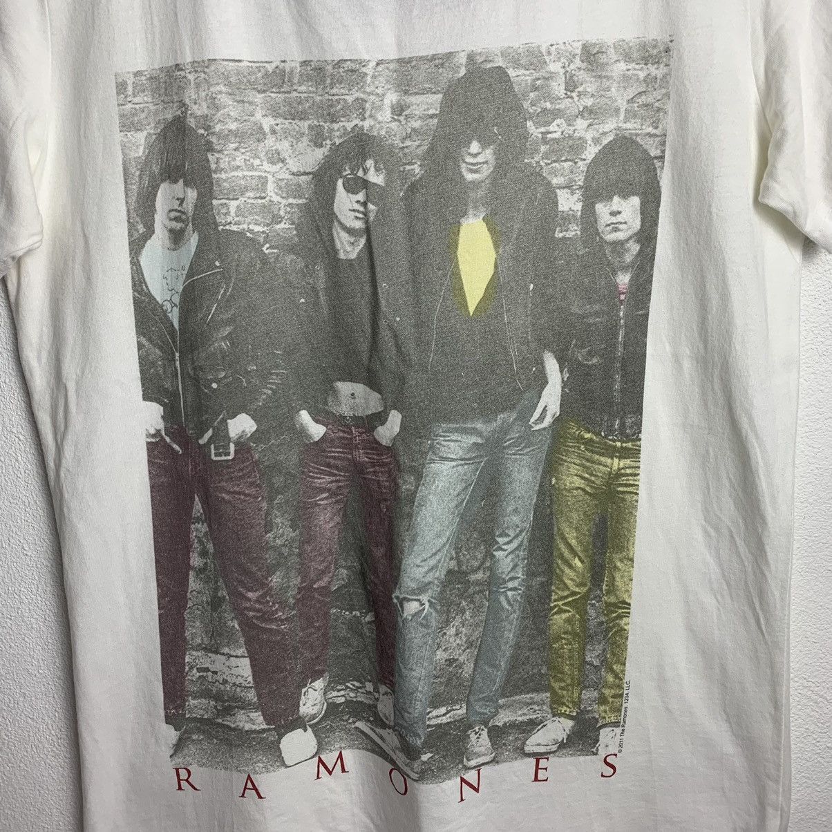 Band Tees Vintage The Ramones T-Shirt Wide Neck Rock Band Size US S / EU 44-46 / 1 - 5 Thumbnail