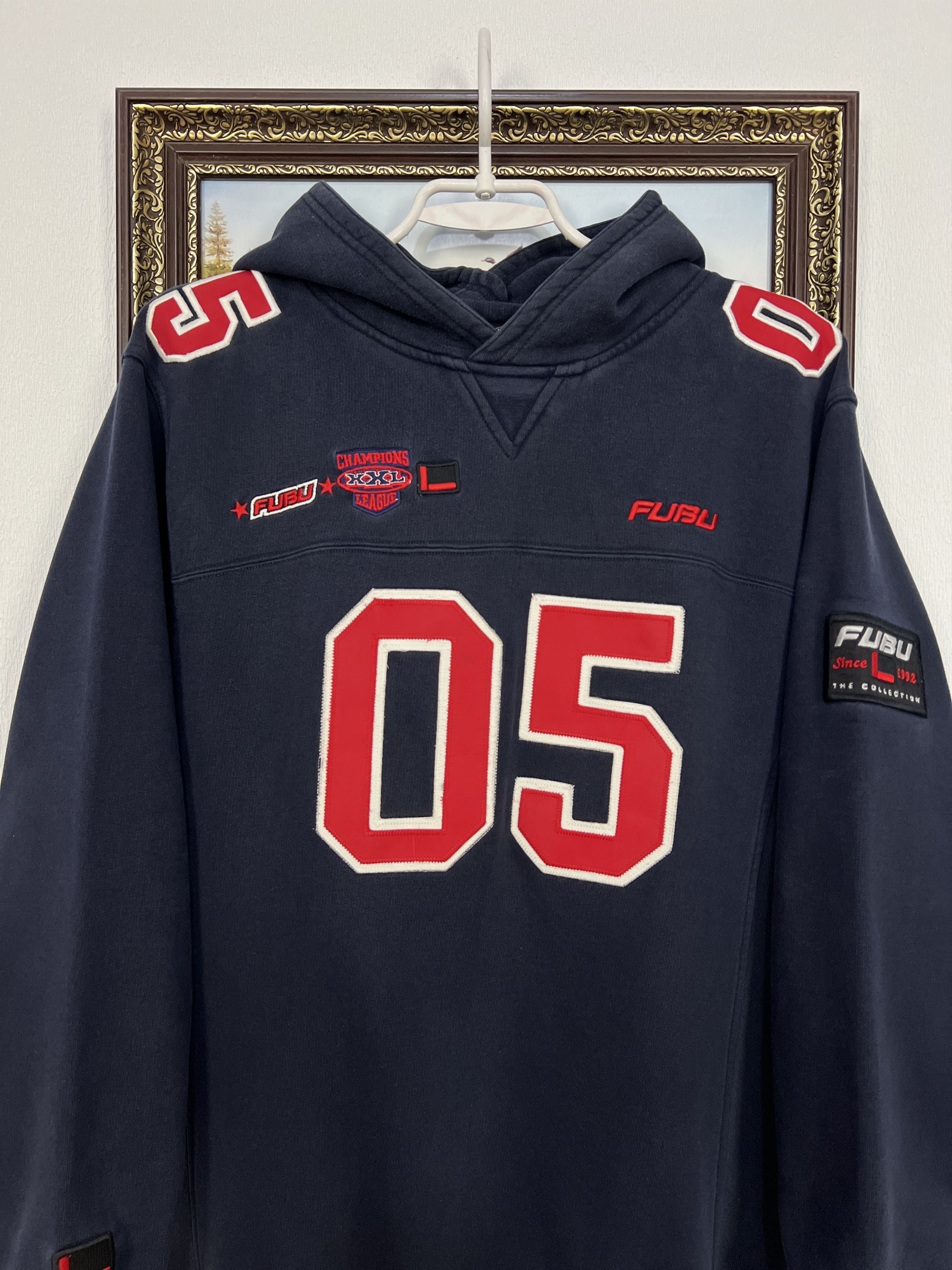 Fubu Vintage FUBU 05 Rap Hip Hop Hoodie Mens Jacket Big Logo Size US S / EU 44-46 / 1 - 2 Thumbnail