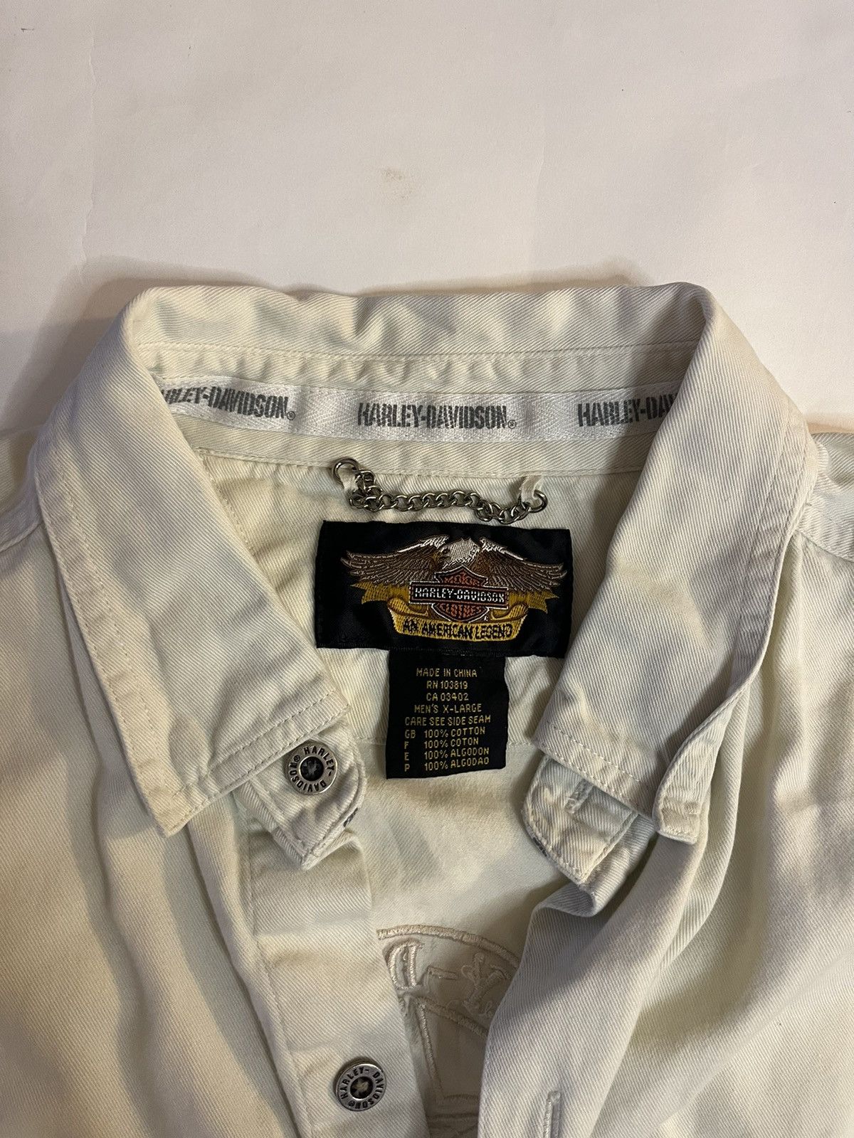 Harley Davidson Harley Davidson Mechanic Shop Shirt Work Shirt Size US XL / EU 56 / 4 - 4 Thumbnail
