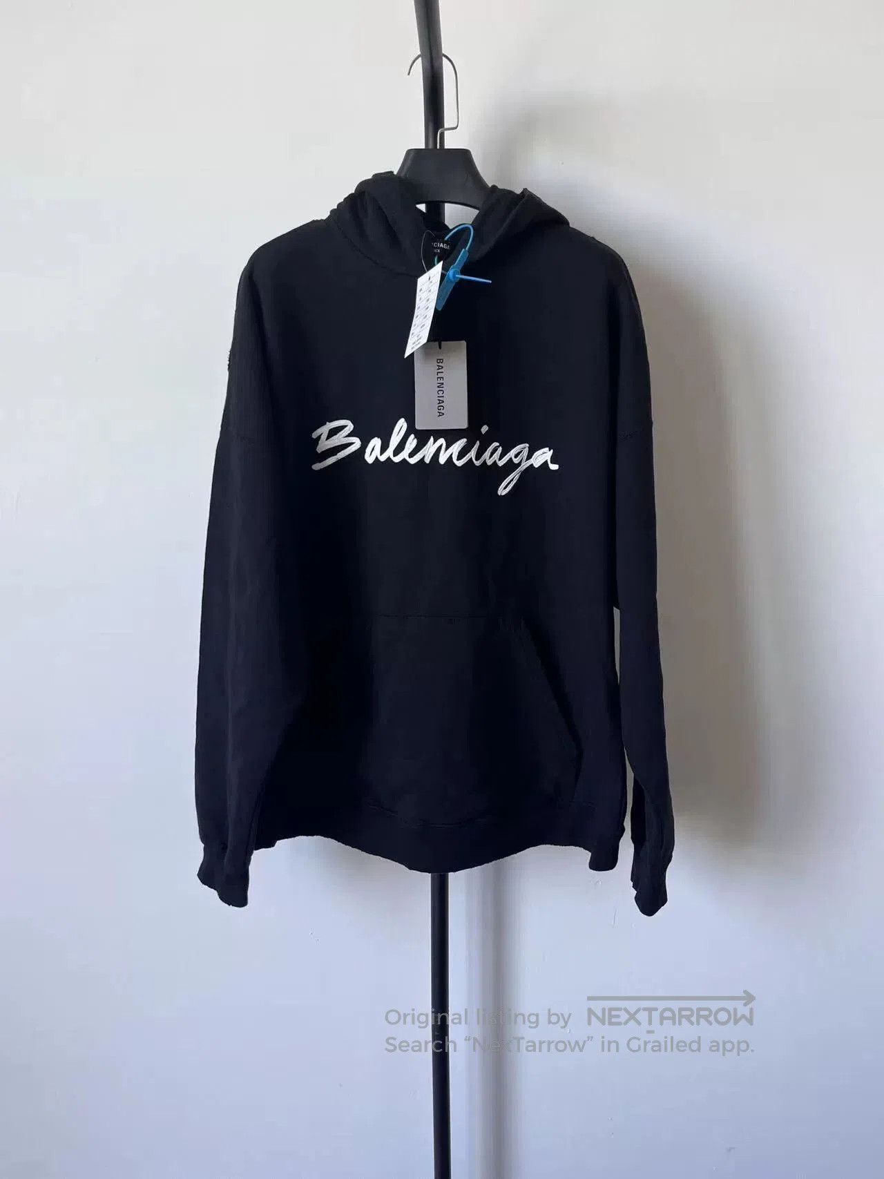 Balenciaga Balenciaga Logo Print Casual Hoodie. Size US S / EU 44-46 / 1 - 1 Thumbnail