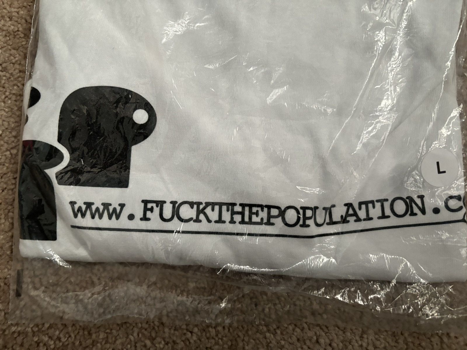 Fuck The Population FTP dot com 🖕🏻 tee Size US L / EU 52-54 / 3 - 4 Thumbnail